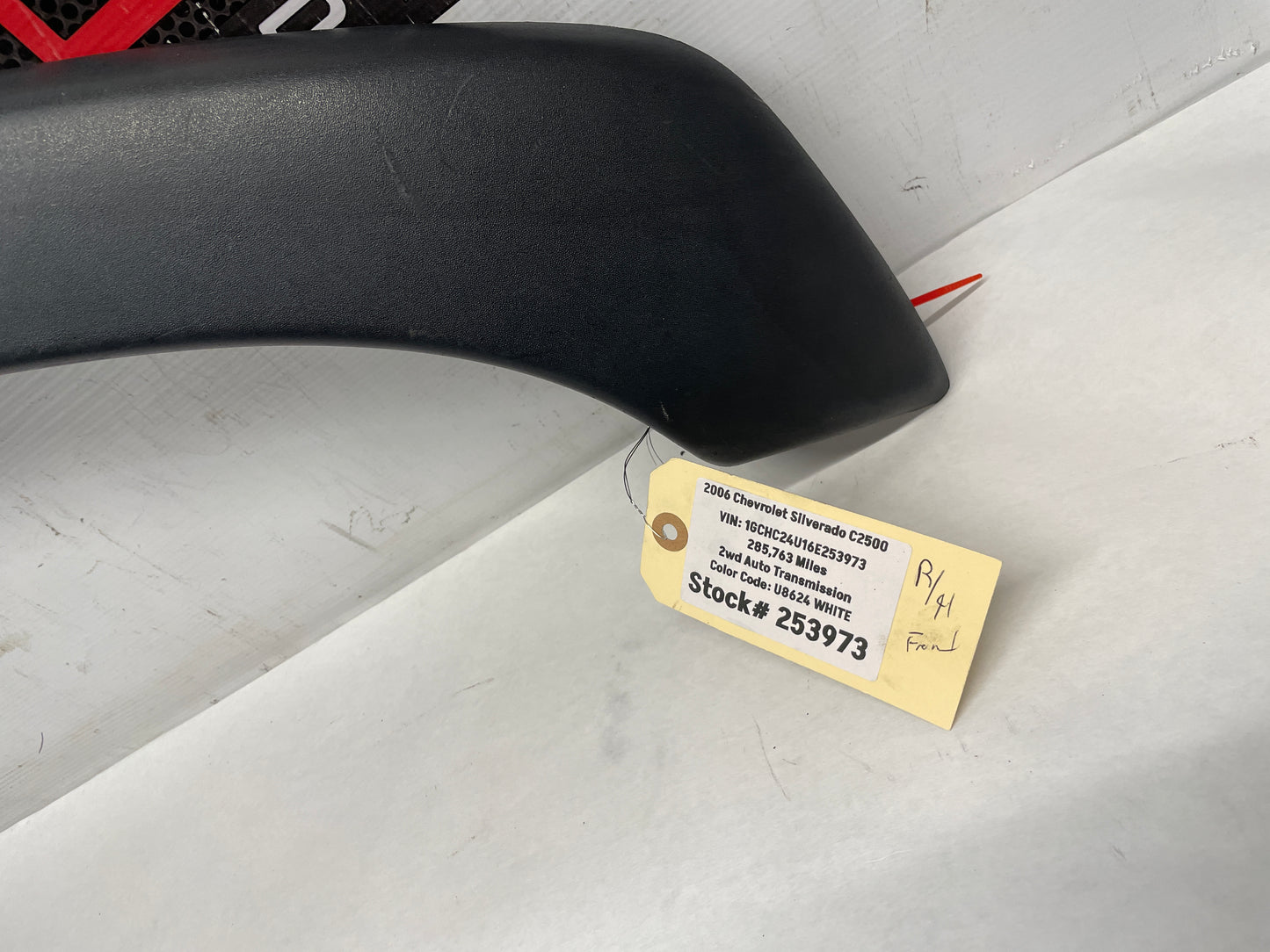 2006 Chevy Silverado C2500 RH Passenger Front Factory Fender Flares Wheel Well Cover OEM - Day's Parts Yard
