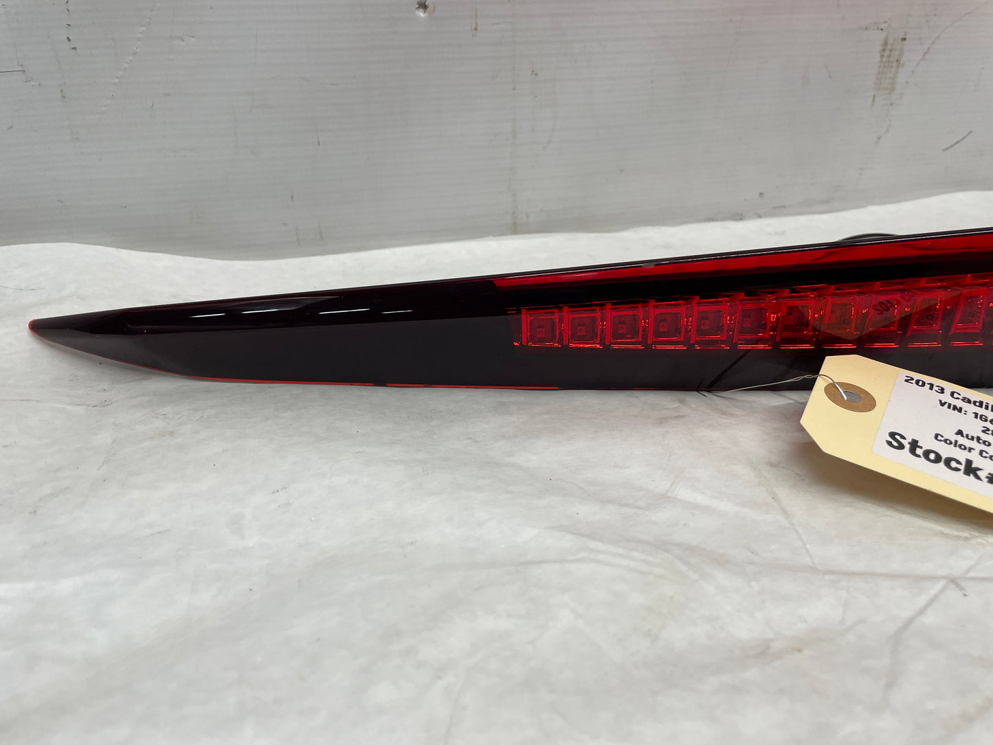 2013 Cadillac CTS-V Coupe Trunk Deck Lid 3rd Third Brake Tail Light OEM - Day's Parts Yard