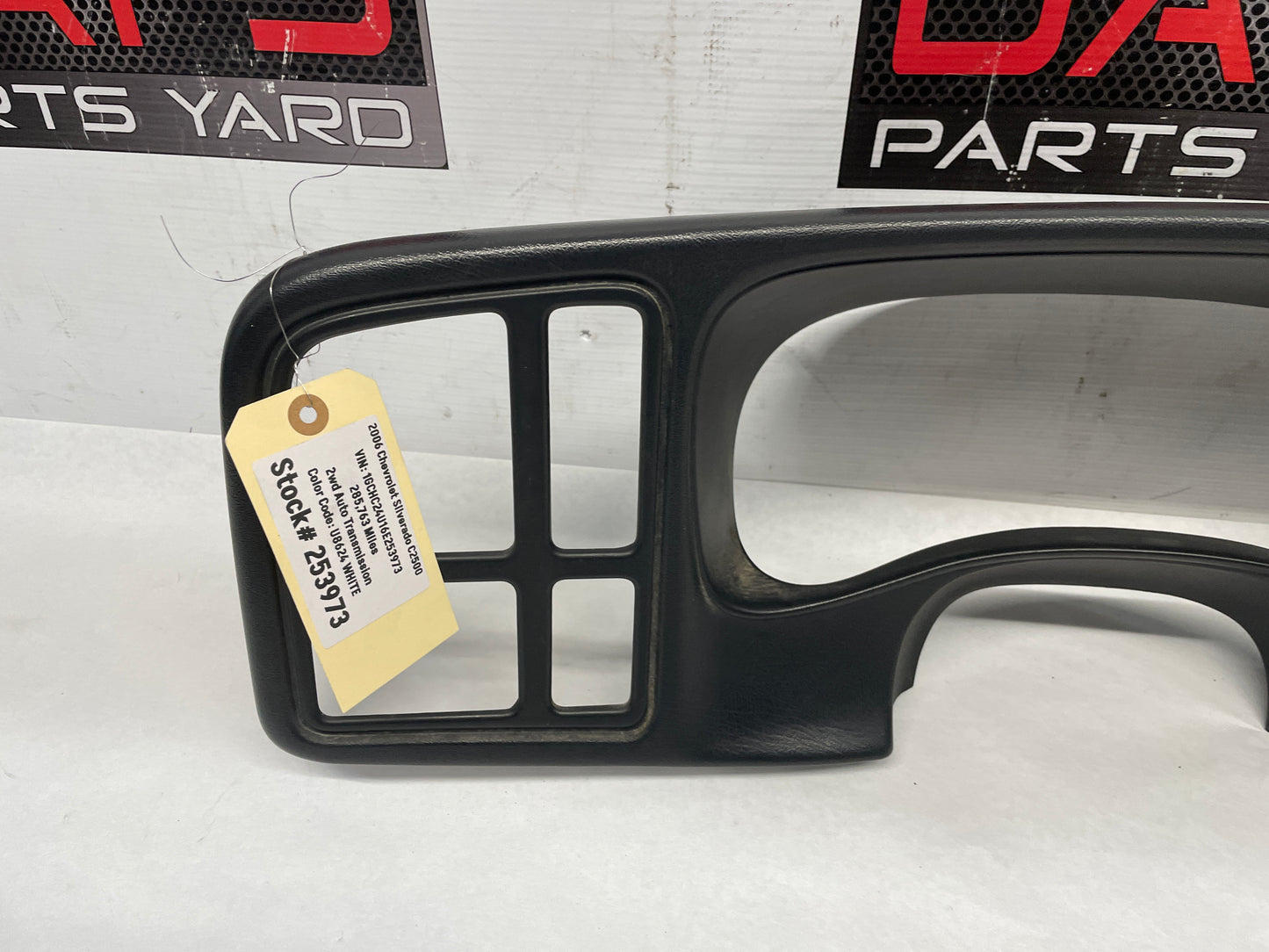 2006 Chevy Silverado C2500 Gray Instrument Cluster Dash Trim Bezel OEM - Day's Parts Yard