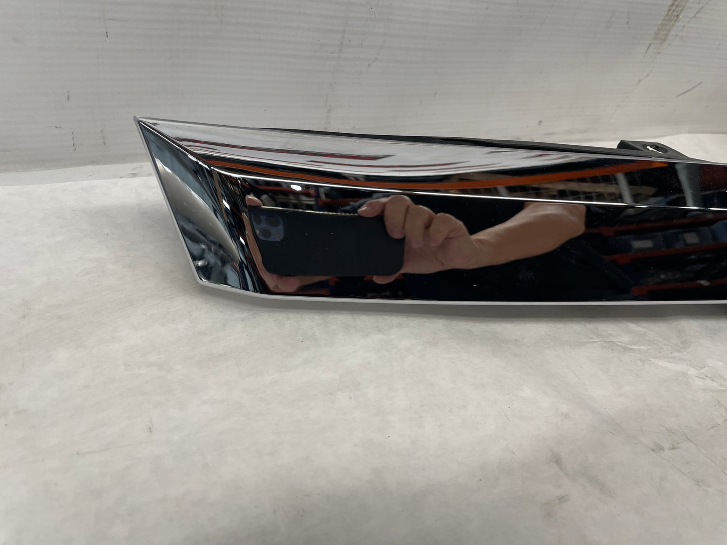 2013 Cadillac CTS-V Coupe Trunk Deck Lid Applique Chrome Panel Trim Camera OEM - Day's Parts Yard