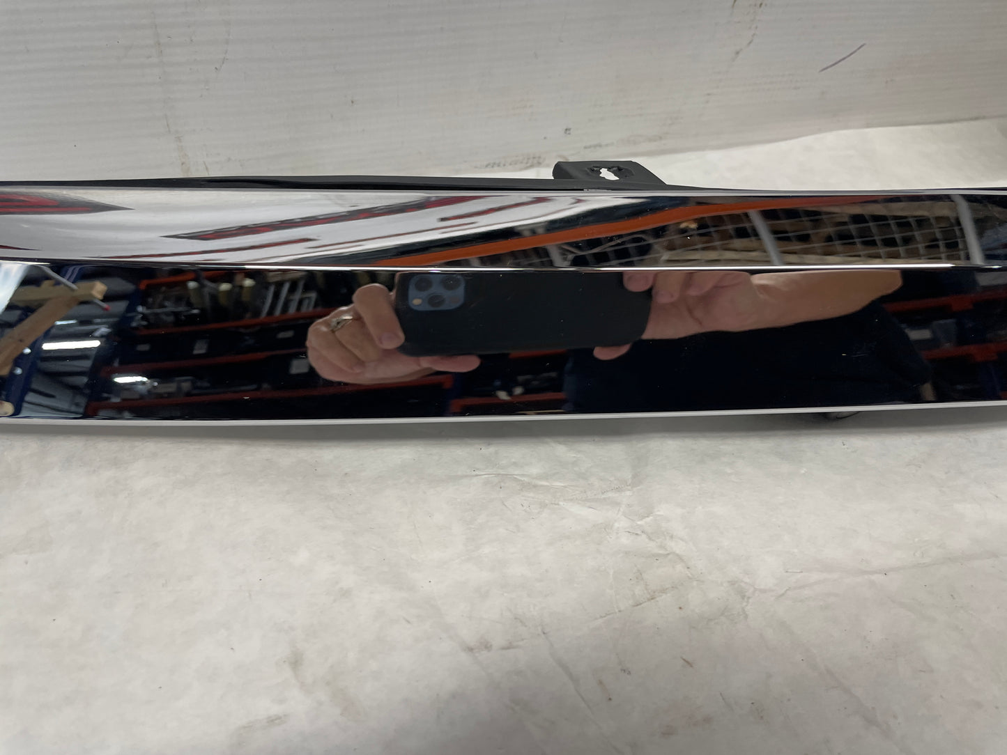 2013 Cadillac CTS-V Coupe Trunk Deck Lid Applique Chrome Panel Trim Camera OEM - Day's Parts Yard