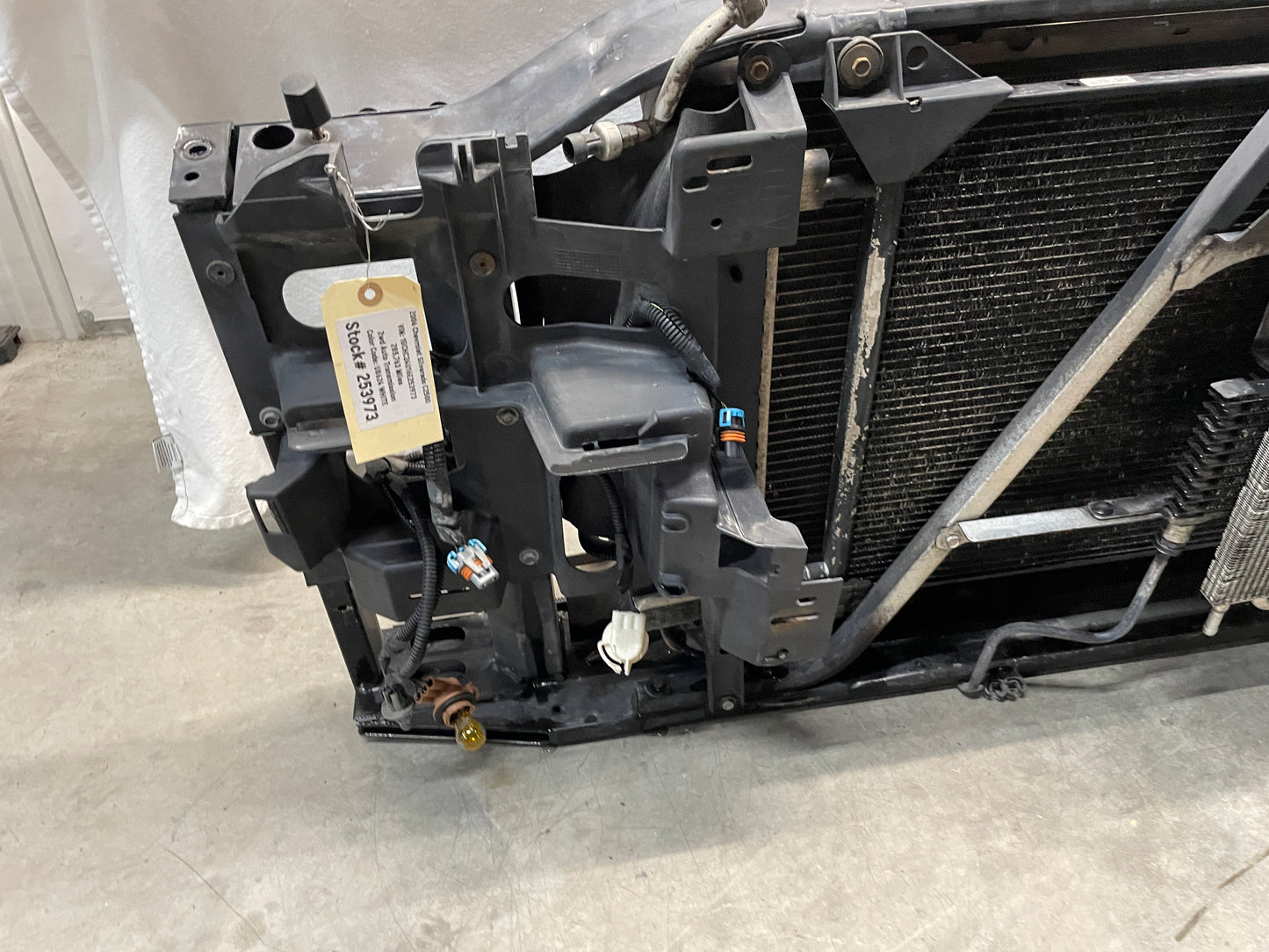 2006 Chevy Silverado C2500 Complete Radiator Core Support Bracket Brace OEM - Day's Parts Yard