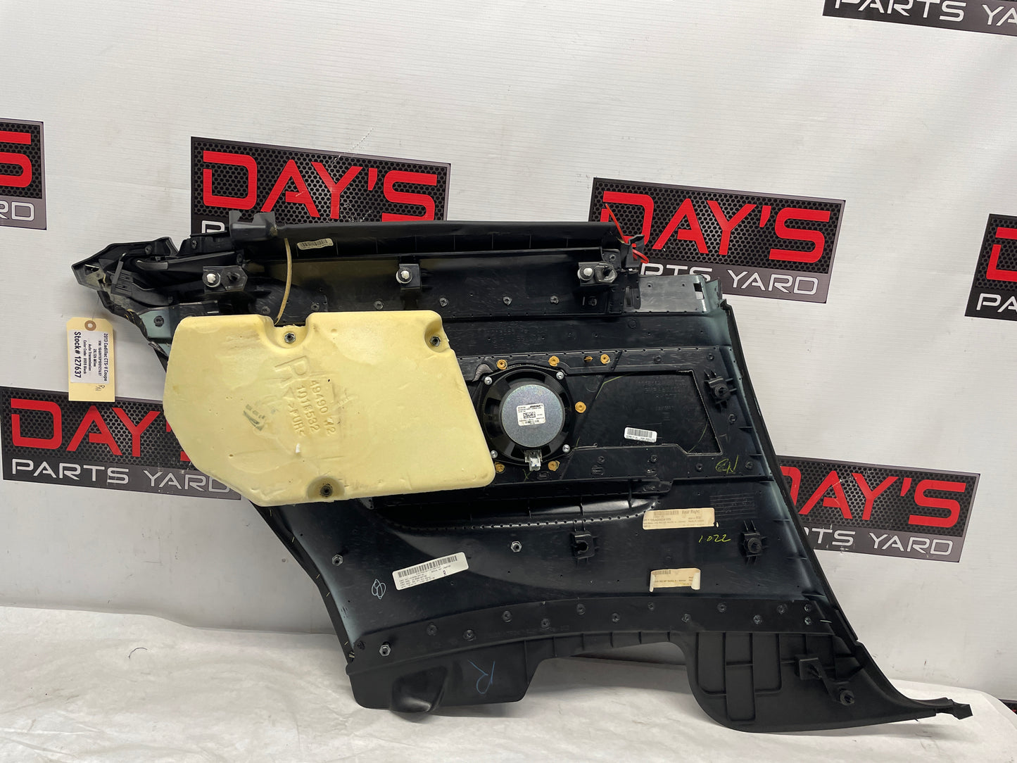 2013 Cadillac CTS-V Coupe RH Passenger Rear Quarter Panel Tan Trim OEM - Day's Parts Yard