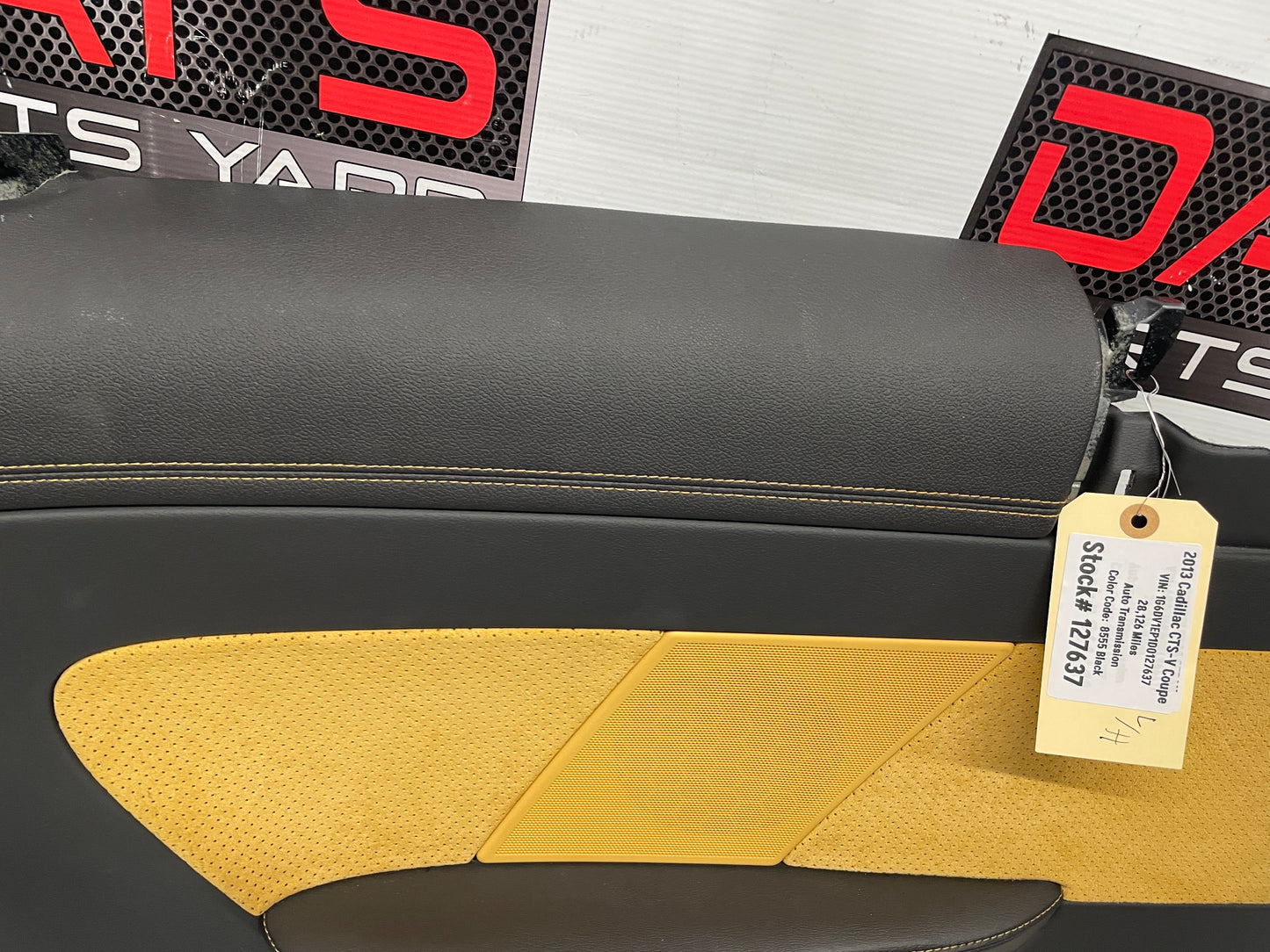 2013 Cadillac CTS-V Coupe LH Driver Rear Quarter Panel Tan Trim OEM - Day's Parts Yard