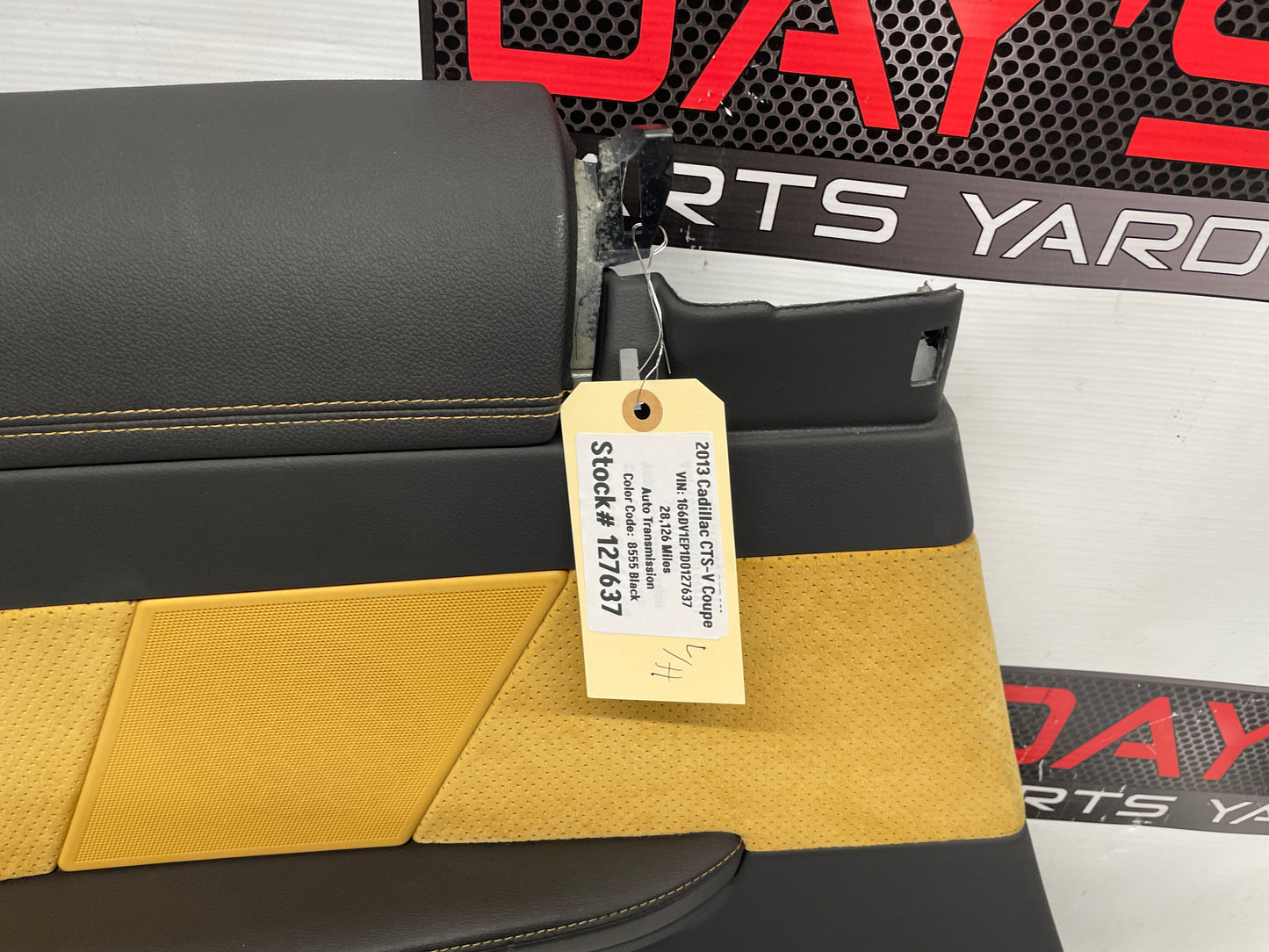 2013 Cadillac CTS-V Coupe LH Driver Rear Quarter Panel Tan Trim OEM - Day's Parts Yard