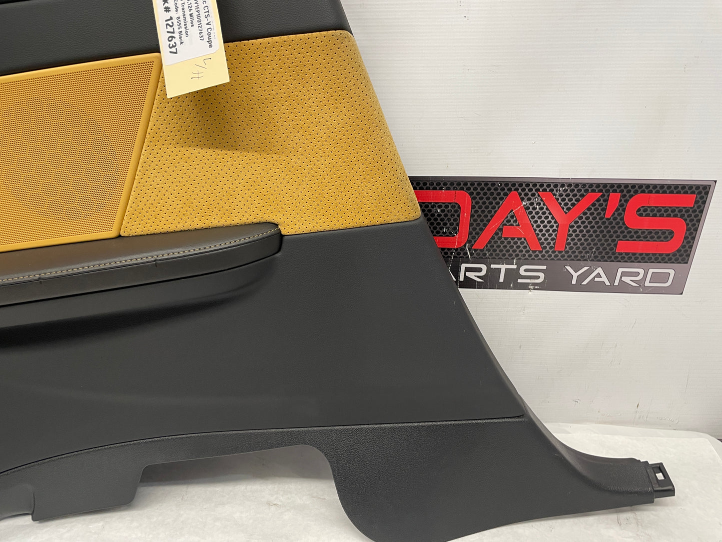 2013 Cadillac CTS-V Coupe LH Driver Rear Quarter Panel Tan Trim OEM - Day's Parts Yard
