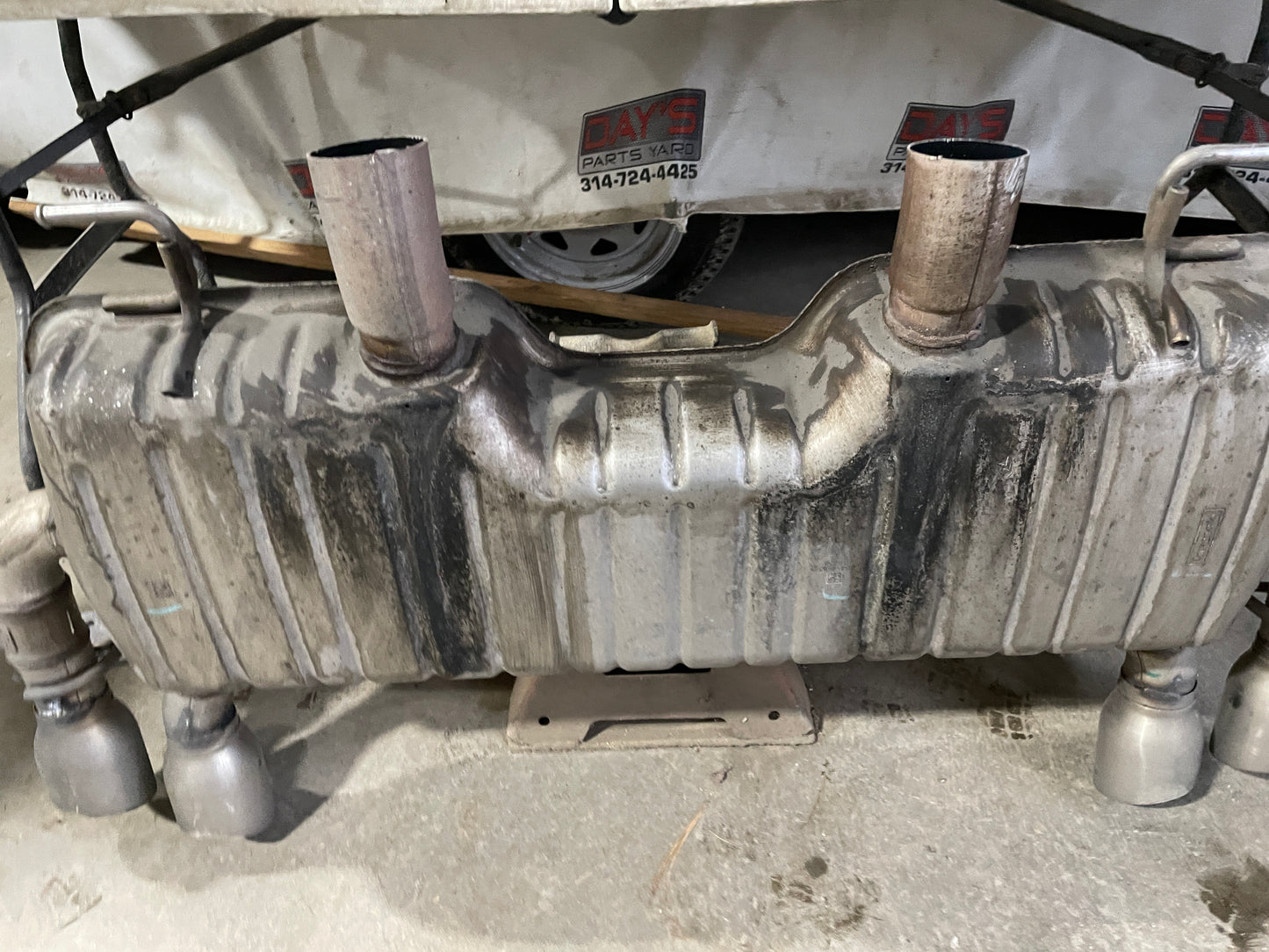 2017 Chevy Camaro SS Exhaust Muffler NPP Bi Mode Active w/ Valve Actuators OEM - Day's Parts Yard