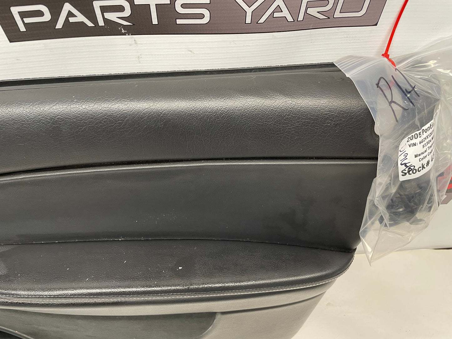 2005 Pontiac GTO RH Passenger Interior Door Panel Black OEM - Day's Parts Yard