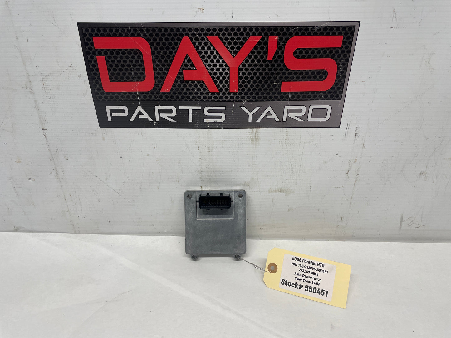 2006 Pontiac GTO TCM Automatic Transmission Control Module OEM - Day's Parts Yard
