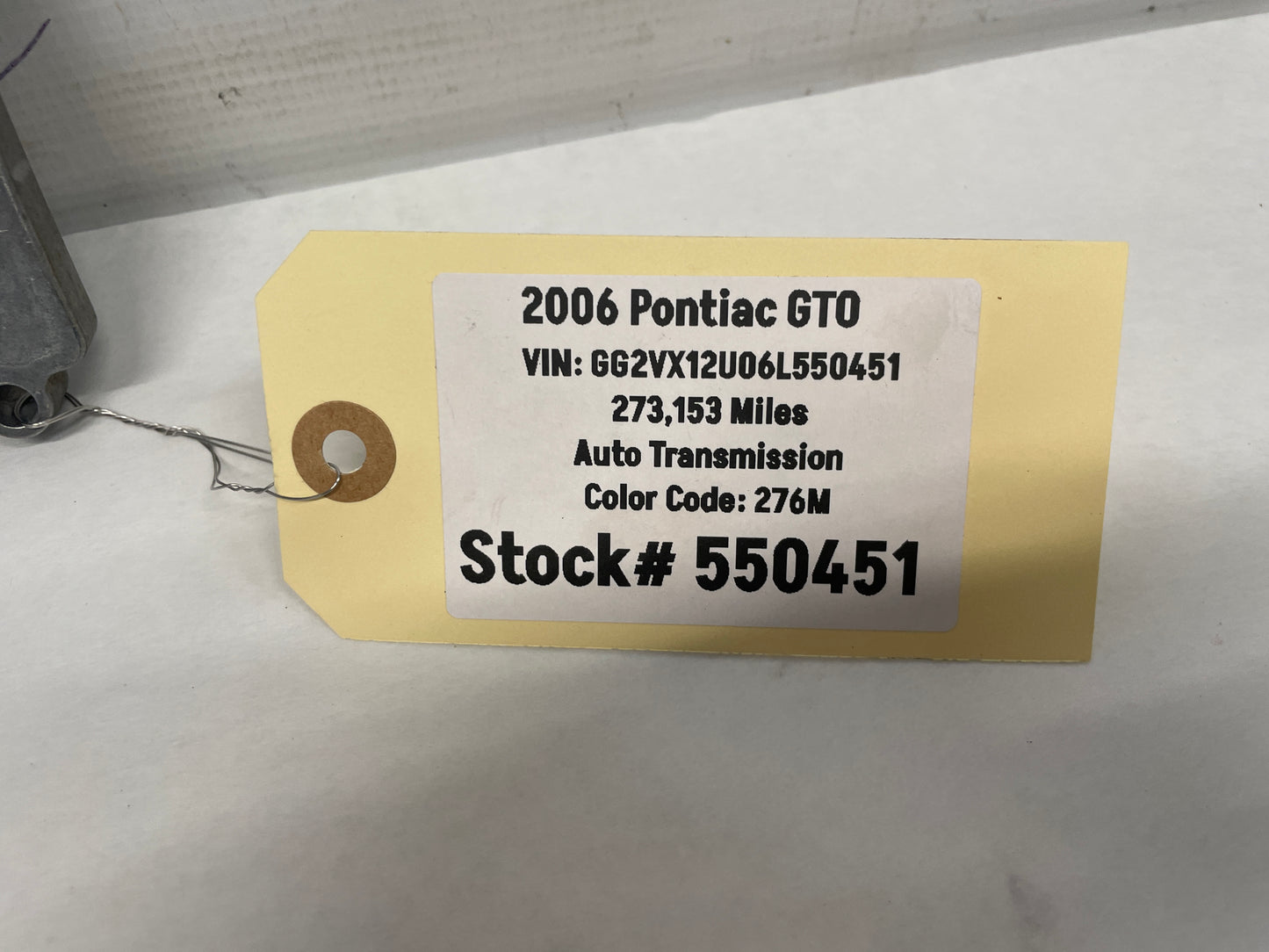 2006 Pontiac GTO TCM Automatic Transmission Control Module OEM - Day's Parts Yard