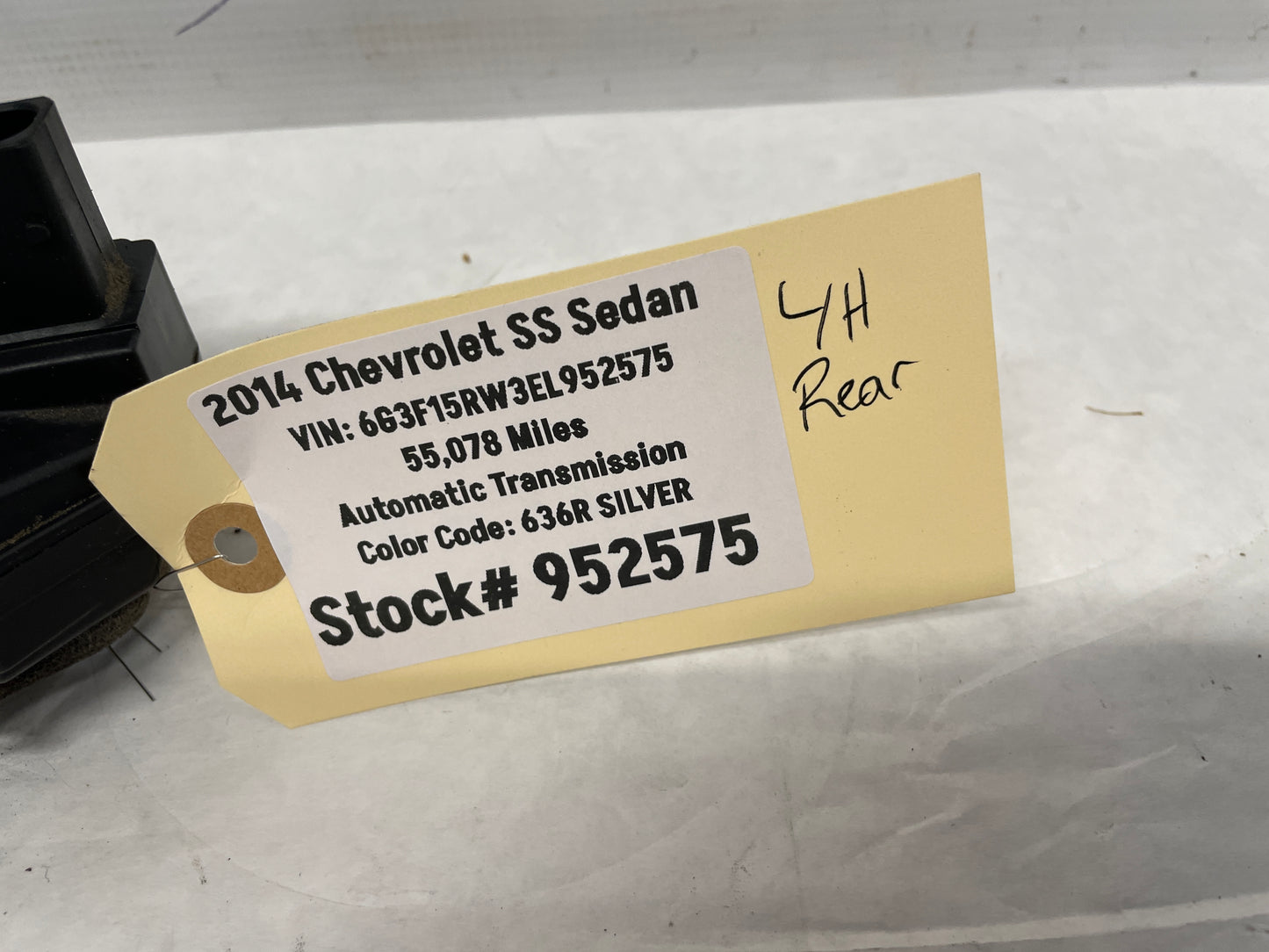 2014 Chevrolet SS Sedan LH Driver Rear Door Lock Actuator OEM - Day's Parts Yard
