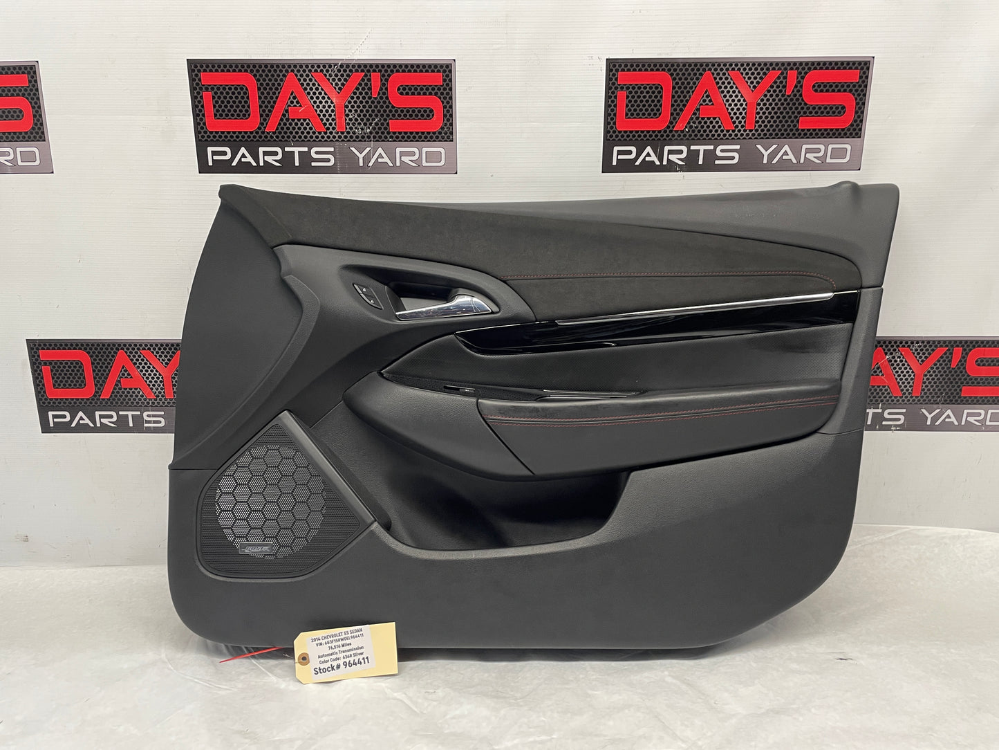 2014 Chevy SS Sedan RH Passenger Front Door Panel OEM - Day's Parts Yard
