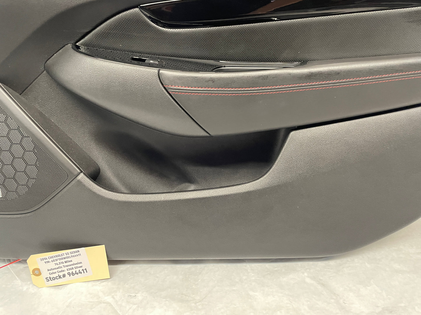 2014 Chevy SS Sedan RH Passenger Front Door Panel OEM - Day's Parts Yard