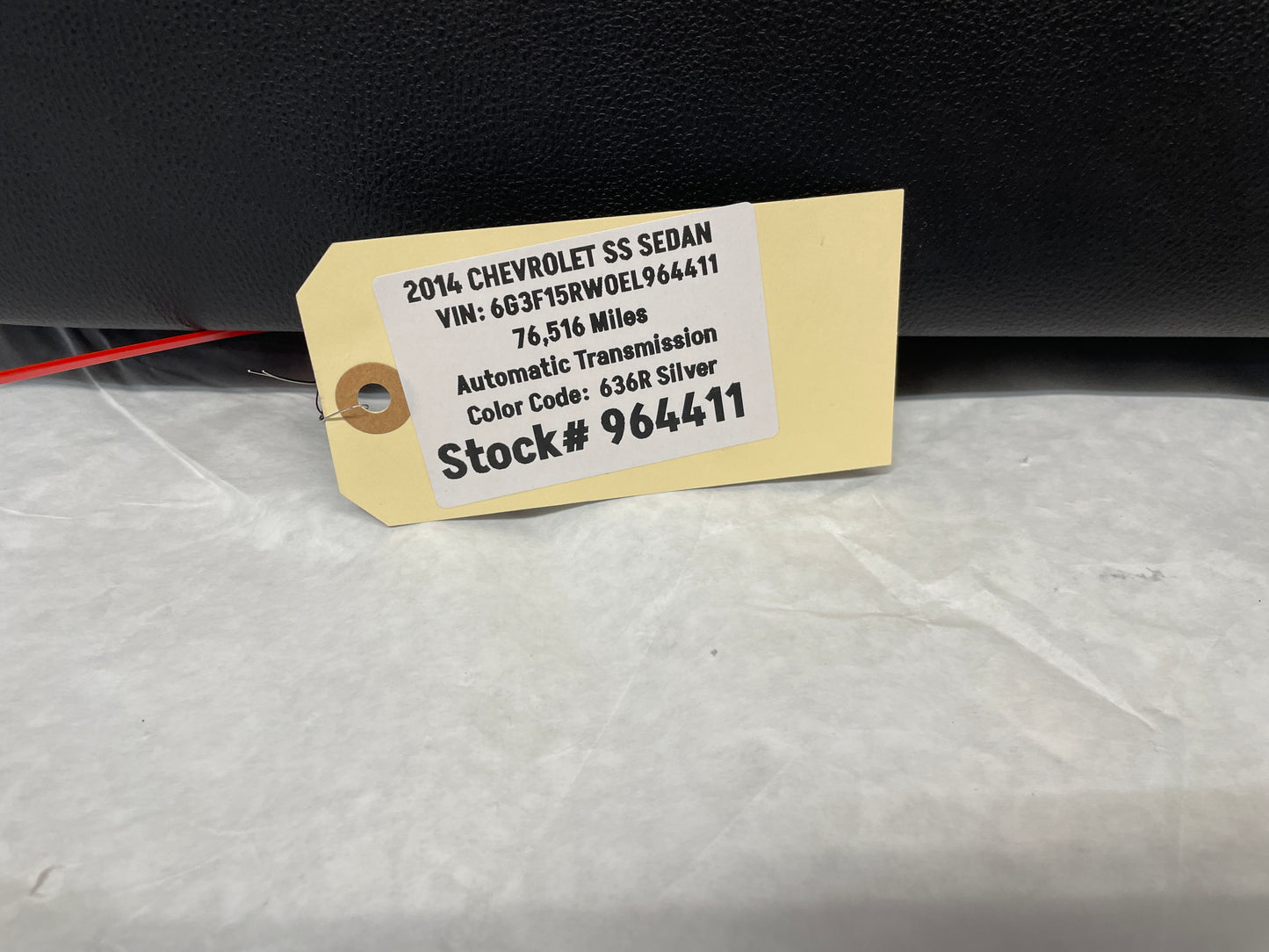 2014 Chevy SS Sedan RH Passenger Front Door Panel OEM - Day's Parts Yard