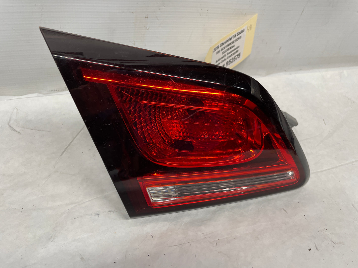 2014 Chevy SS Sedan LH Driver Inner Tail Light Taillight Lamp OEM - Day's Parts Yard