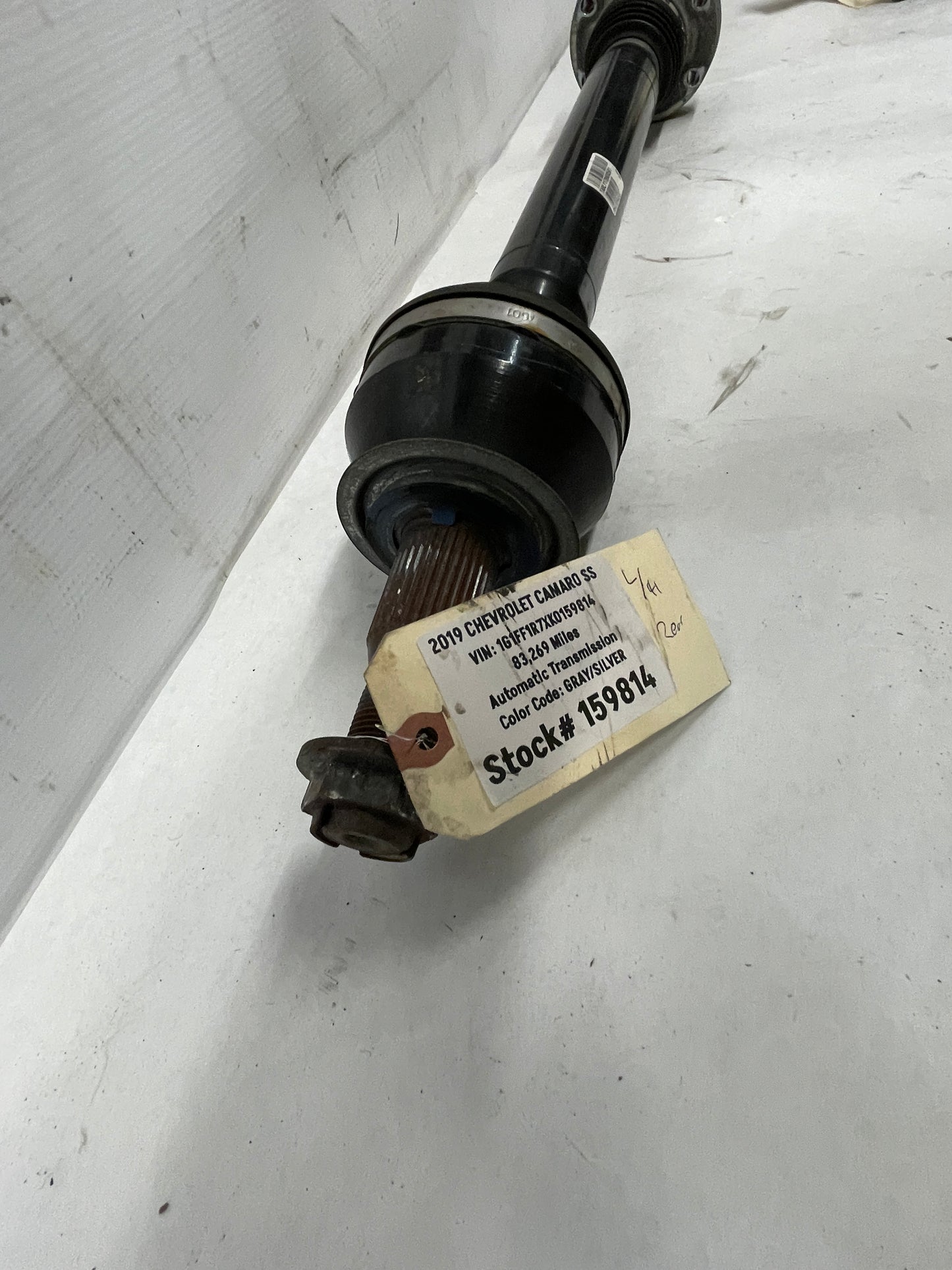 2019 Chevy Camaro SS LH Driver Rear CV Axle Half Shaft OEM - Day's Parts Yard