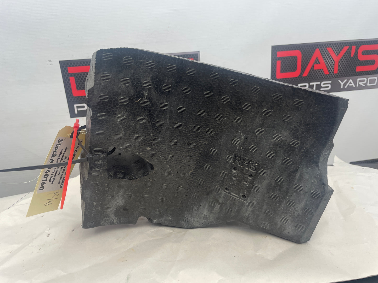 2014 Chevy SS Sedan RH Passenger Foam Fender Filler OEM - Day's Parts Yard