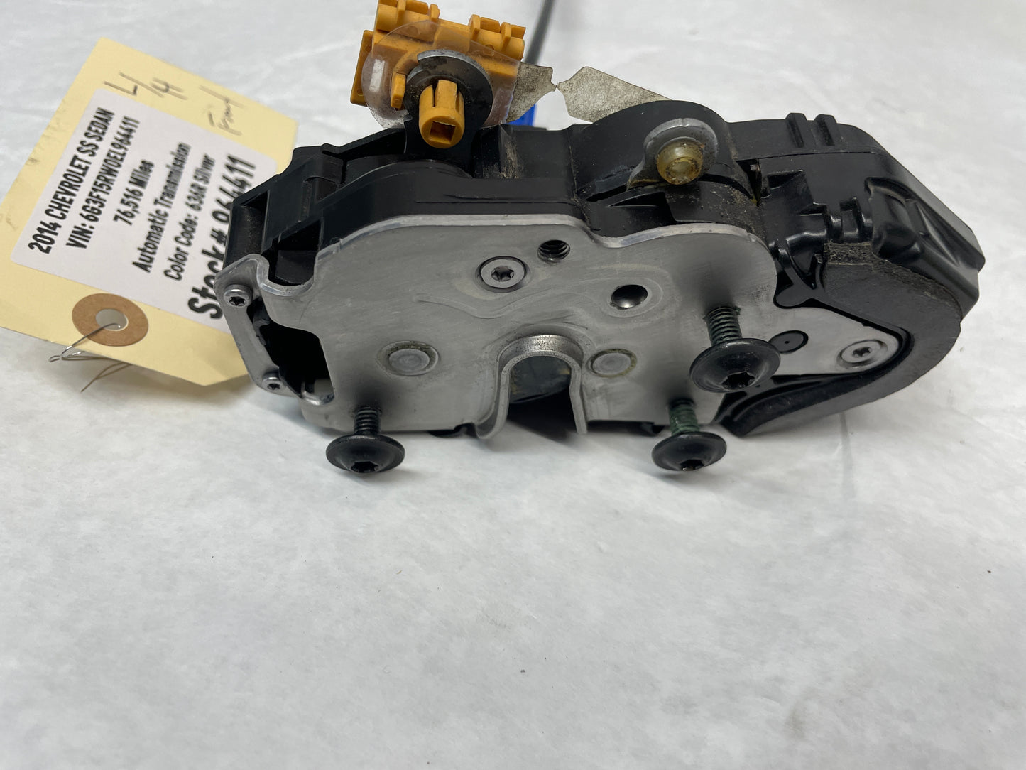 2014 Chevy SS Sedan LH Driver Front Door Lock Actuator OEM - Day's Parts Yard
