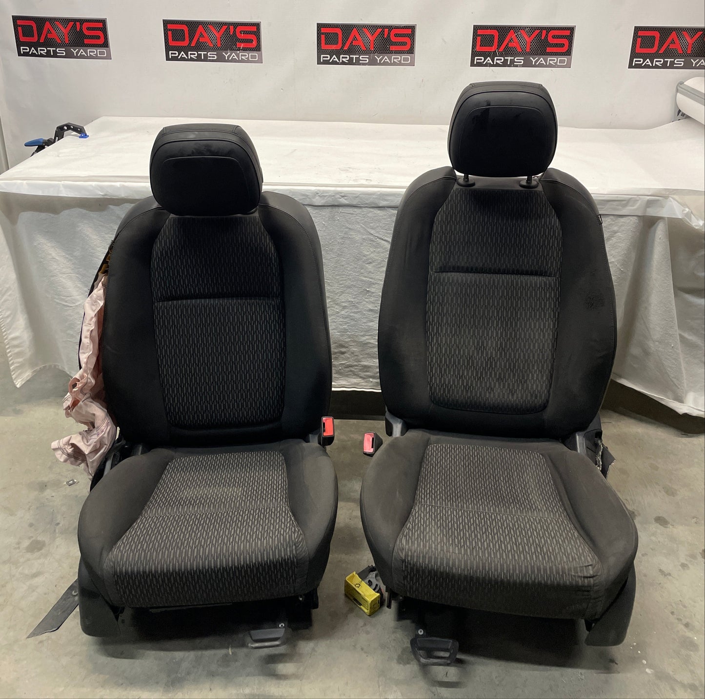 2014 Chevy Caprice PPV Front Seats Gray Black Cloth OEM LOCAL PICK UP - Day's Parts Yard