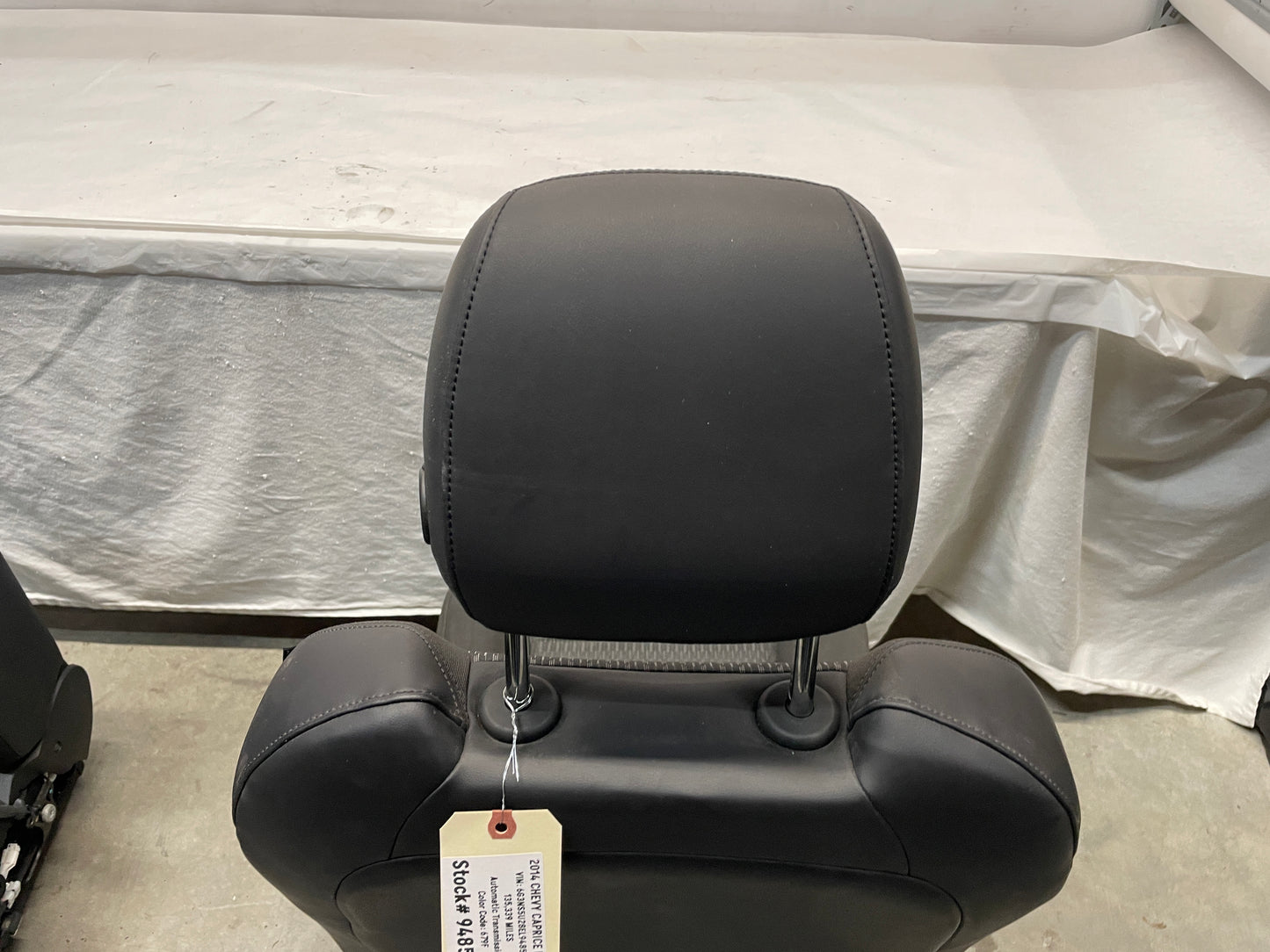 2014 Chevy Caprice PPV Front Seats Gray Black Cloth OEM LOCAL PICK UP - Day's Parts Yard