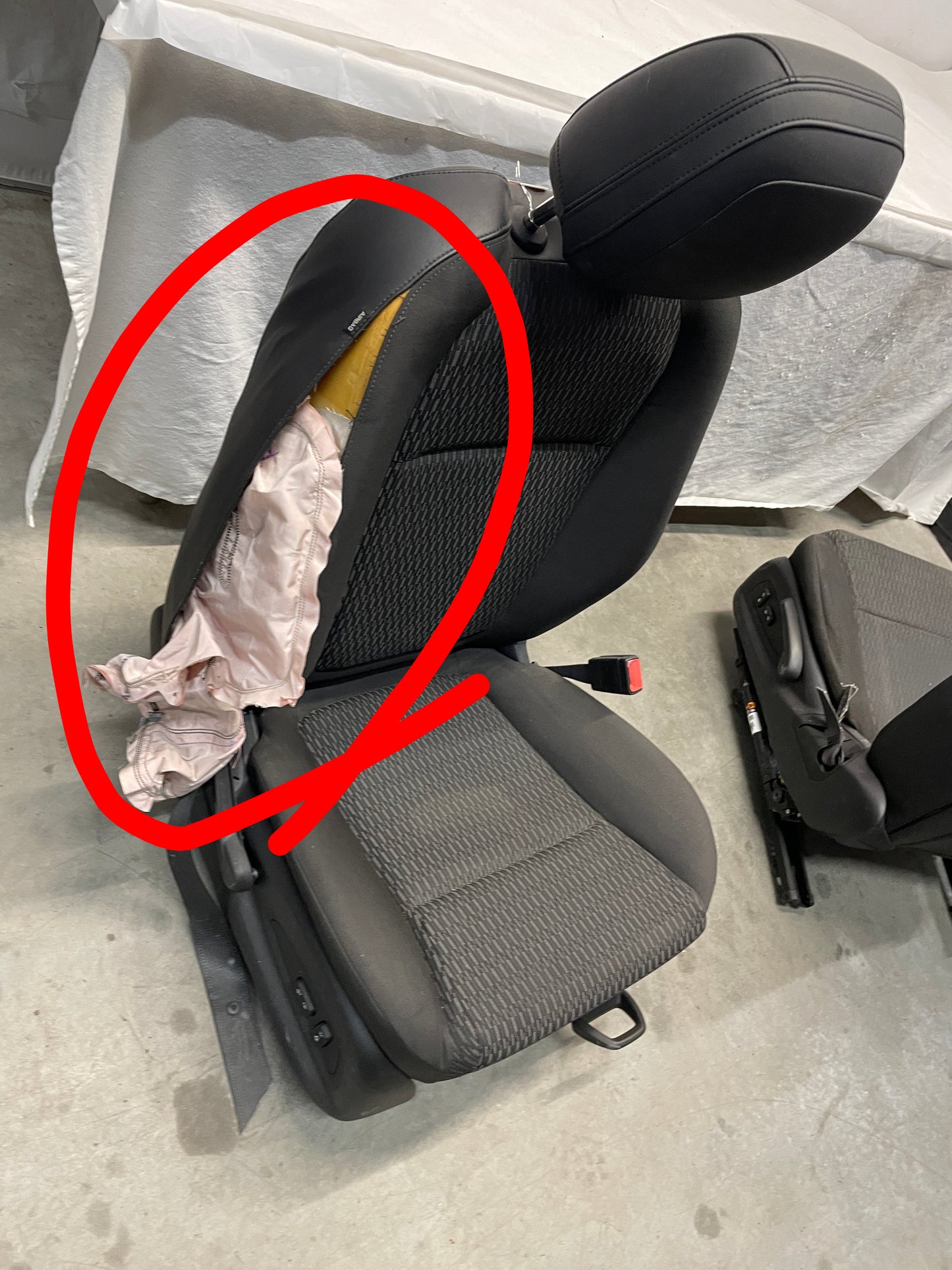 2014 Chevy Caprice PPV Front Seats Gray Black Cloth OEM LOCAL PICK UP - Day's Parts Yard
