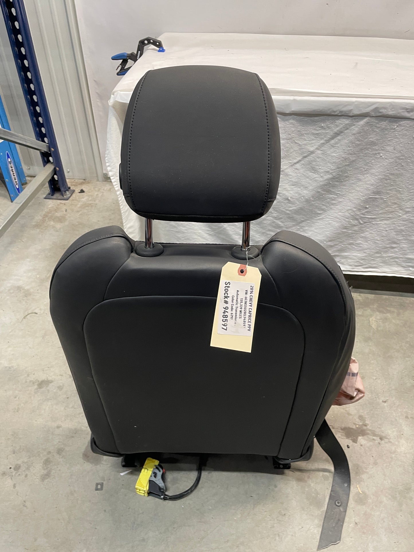 2014 Chevy Caprice PPV Front Seats Gray Black Cloth OEM LOCAL PICK UP - Day's Parts Yard