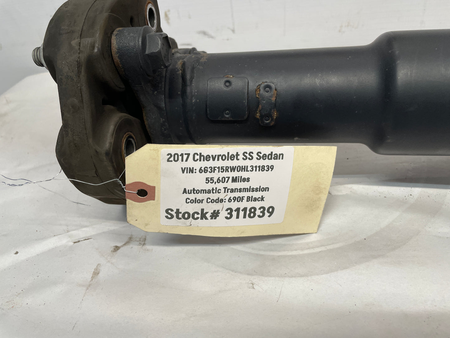 2017 Chevrolet SS Sedan Drive Shaft Driveshaft OEM - Day's Parts Yard