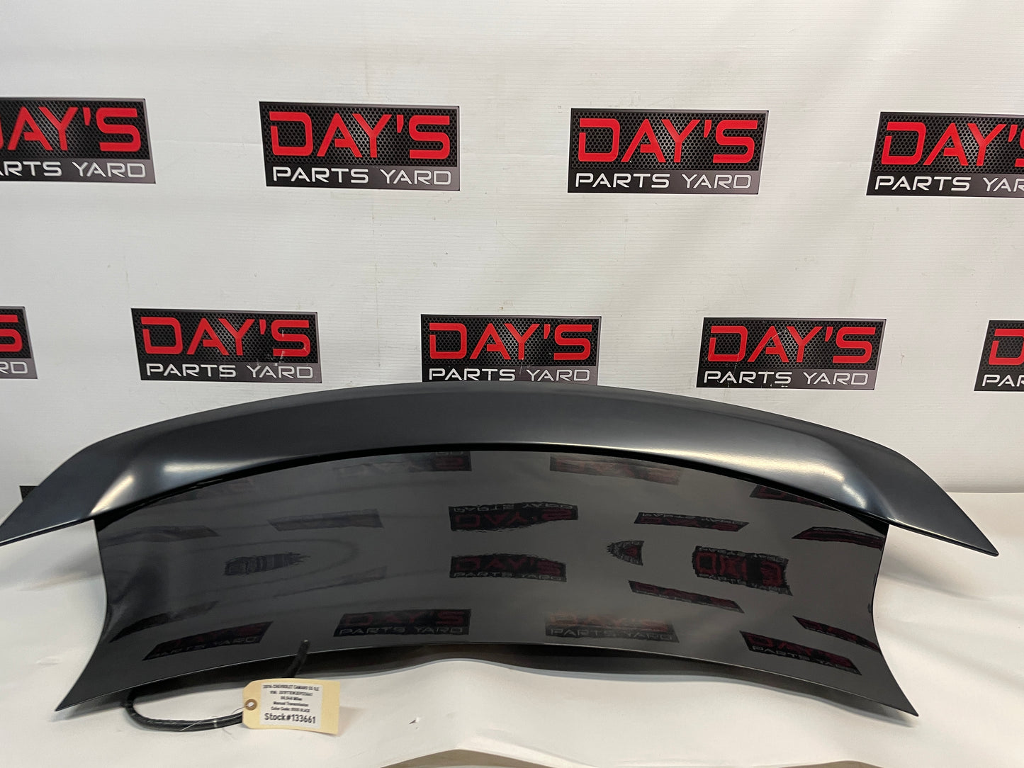 2014 Chevy Camaro SS 1LE Trunk Deck Lid w/ Spoiler Wing Black OEM - Day's Parts Yard