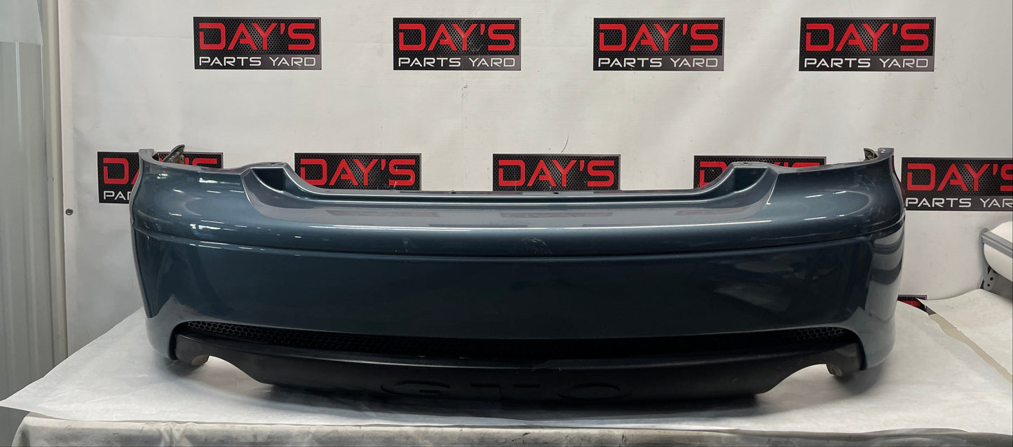 2005 Pontiac GTO Rear Bumper Cover w/ Insert Valance Panel OEM - Day's Parts Yard