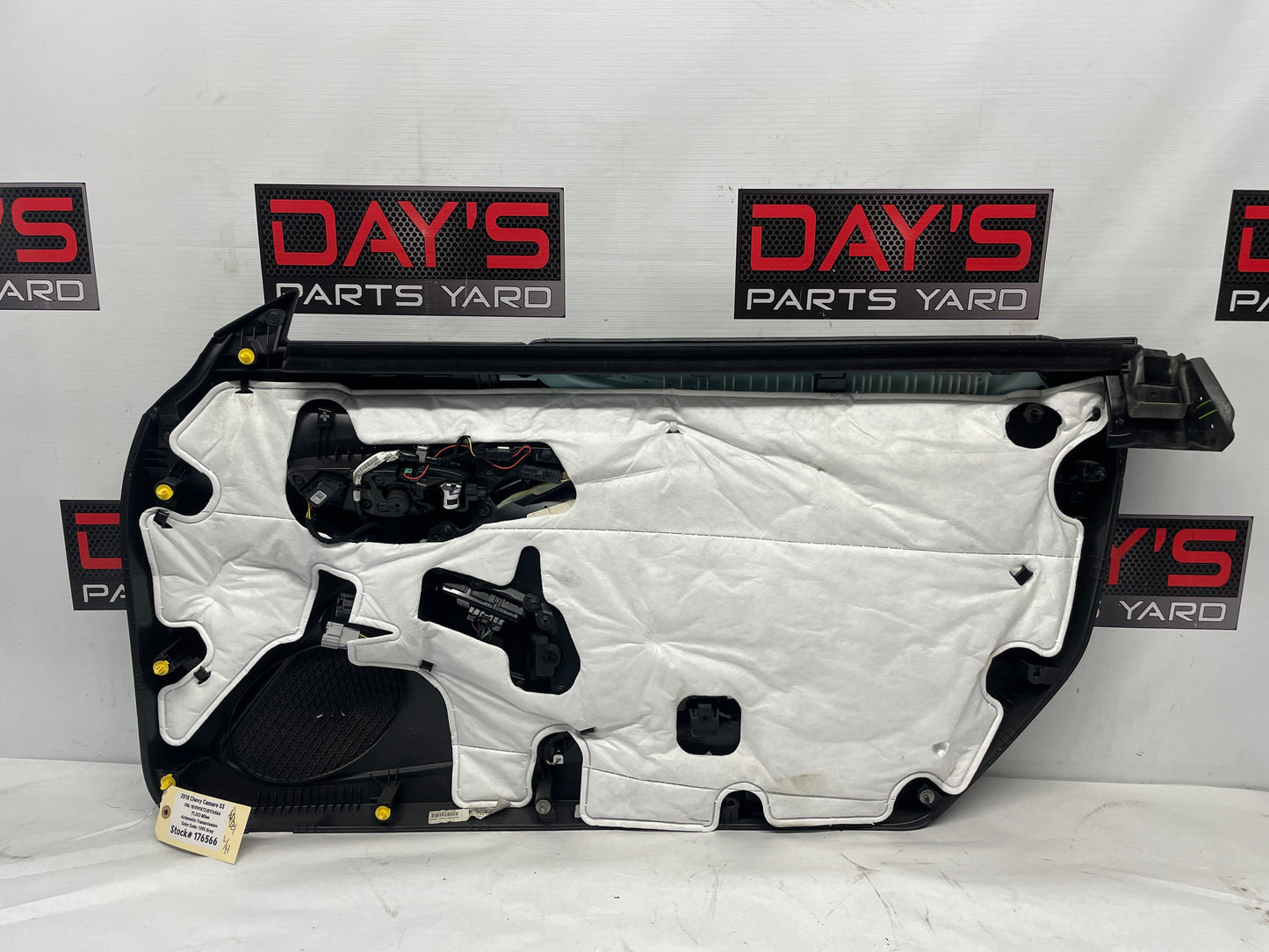 2018 Chevy Camaro SS LH Driver Front Door Panel OEM - Day's Parts Yard