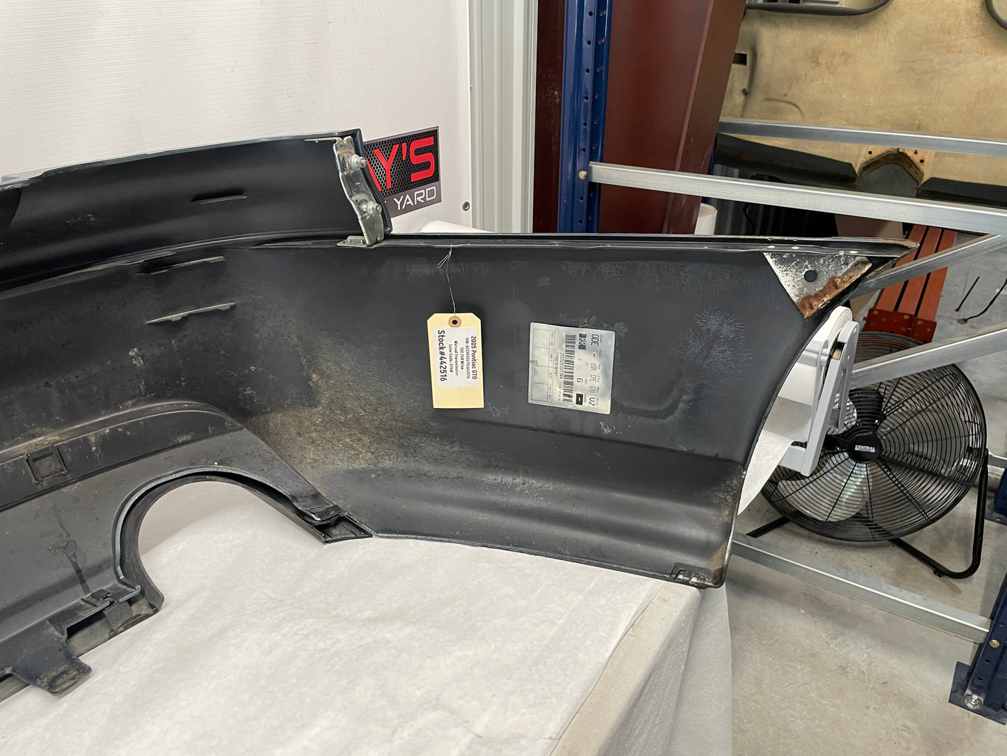 2005 Pontiac GTO Rear Bumper Cover w/ Insert Valance Panel OEM - Day's Parts Yard