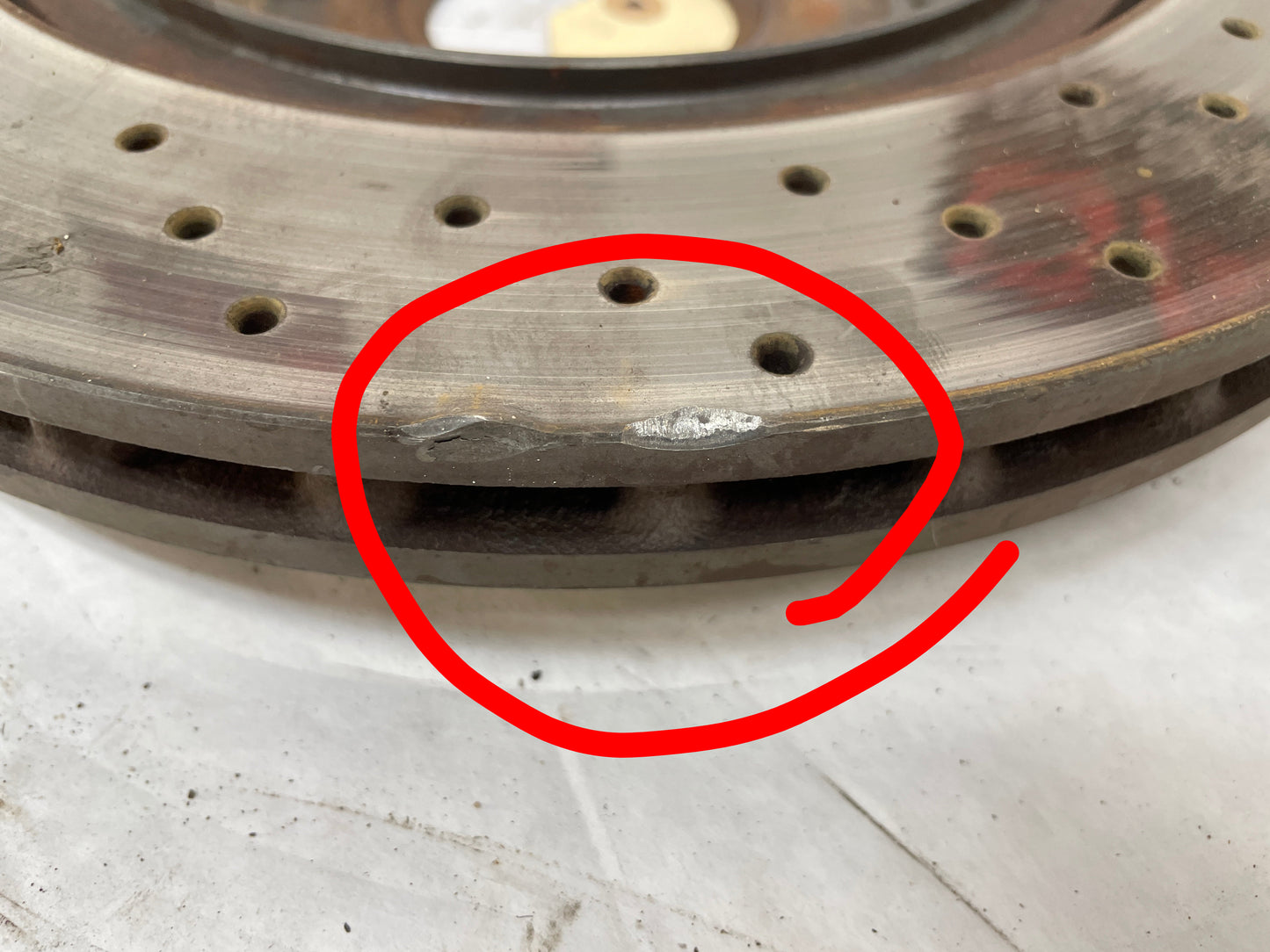 2011 Chevy C6 Corvette Grand Sport RH & LH Rear Brake Rotors OEM - Day's Parts Yard