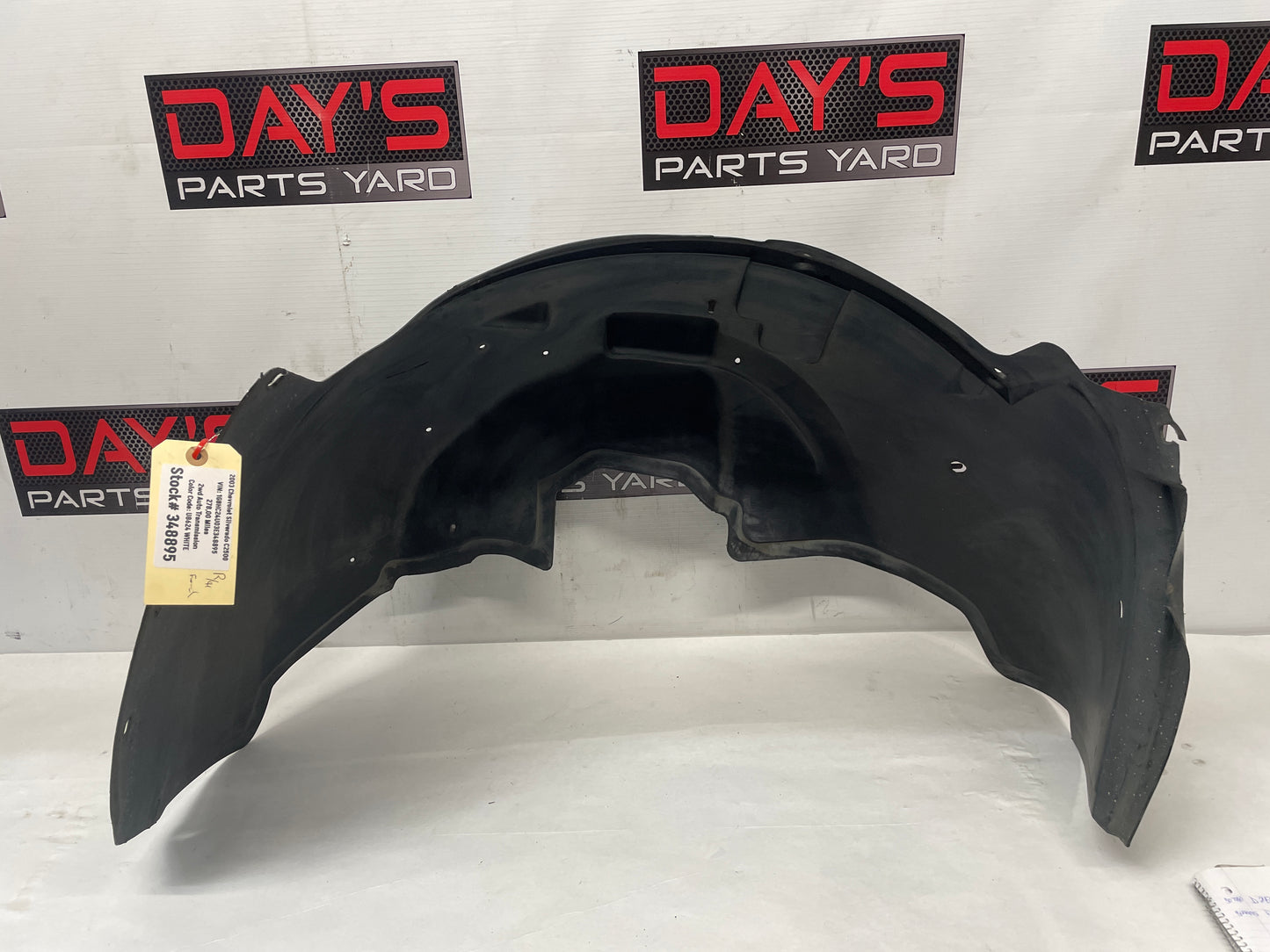 2003 Chevy Silverado C3500 RH Passenger Front Fender Wheel Well House Liner OEM - Day's Parts Yard