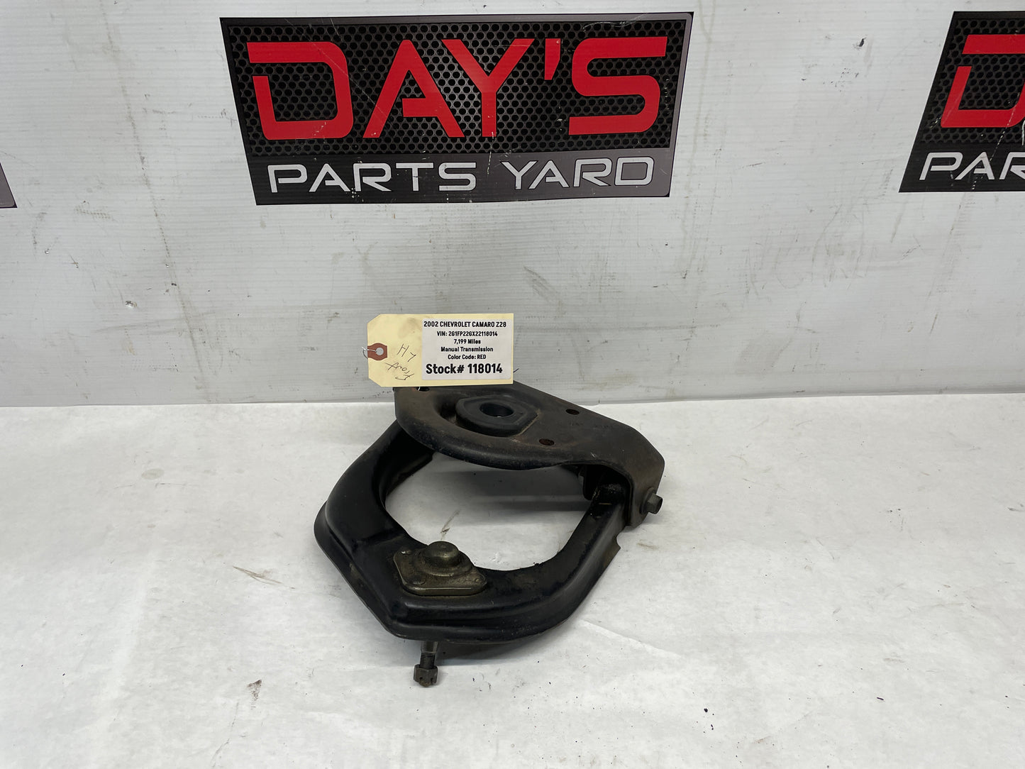 2002 Chevy Camaro Z28 LH Driver Front Upper Control Arm OEM - Day's Parts Yard