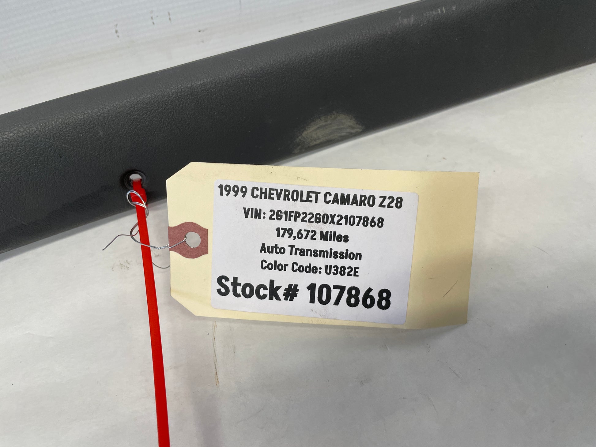 1999 Chevy Camaro Z28 RH Passenger Interior Kick Panel Trim Gray Grey OEM - Day's Parts Yard