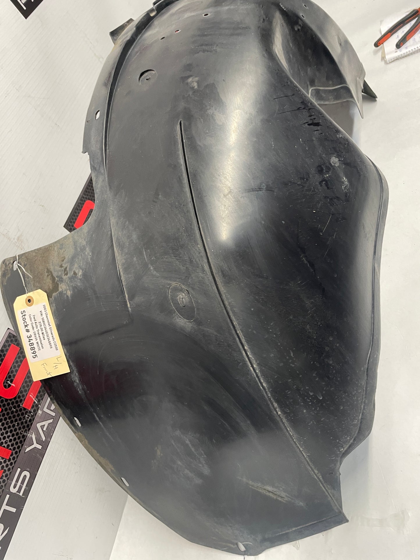 2003 Chevy Silverado C3500 LH Driver Front Fender Wheel Well House Liner OEM - Day's Parts Yard