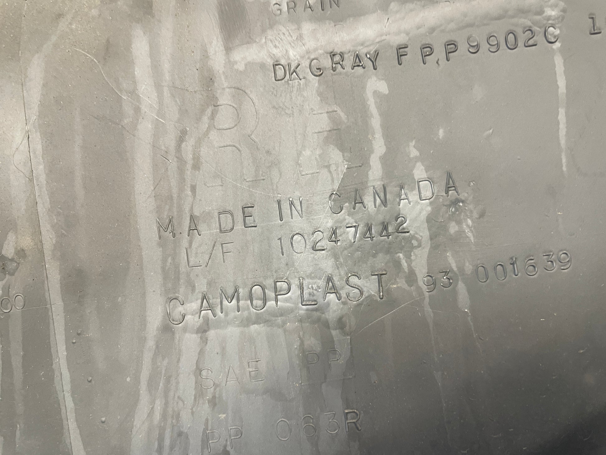 1999 Chevy Camaro Z28 RH Passenger Interior Kick Panel Trim Gray Grey OEM - Day's Parts Yard