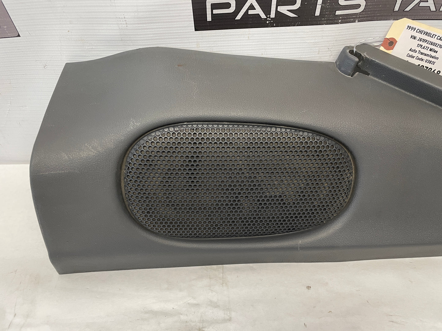 1999 Chevy Camaro LH Driver Rear Hatch Cargo Trunk Side Panel Trim Grey Gray OEM - Day's Parts Yard