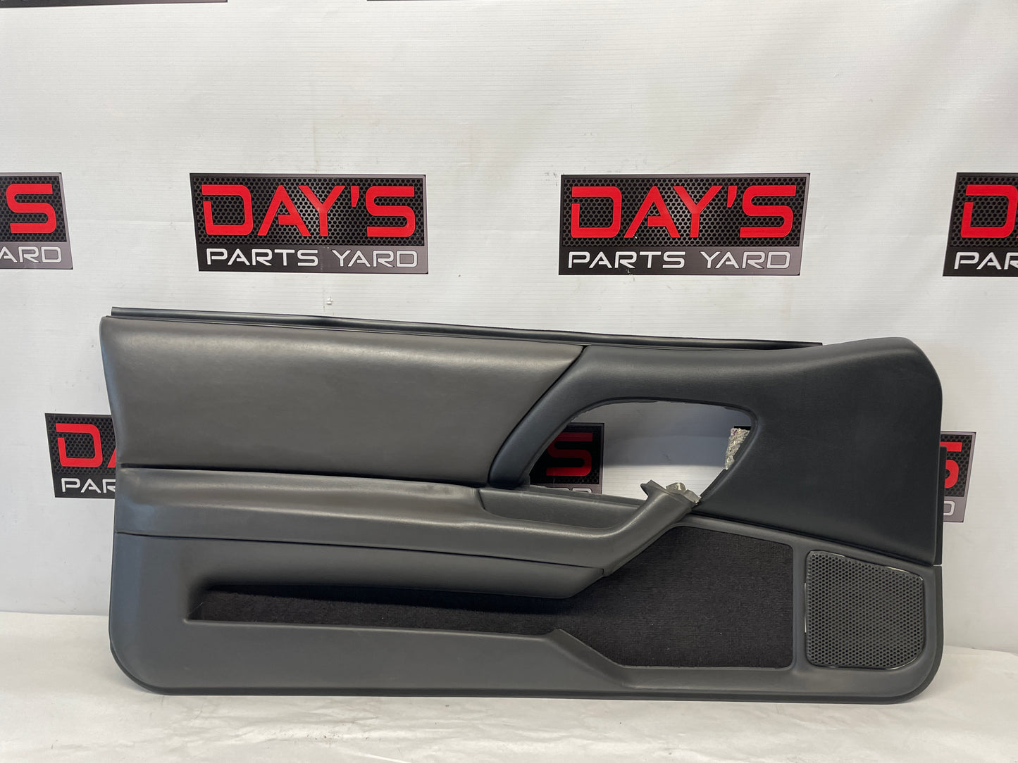 1999 Chevy Camaro Z28 LH Driver Interior Door Panel Trim Leather Grey Gray OEM - Day's Parts Yard