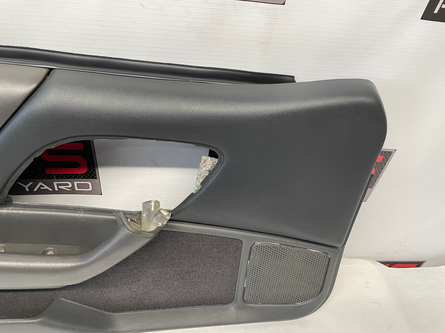 1999 Chevy Camaro Z28 LH Driver Interior Door Panel Trim Leather Grey Gray OEM - Day's Parts Yard