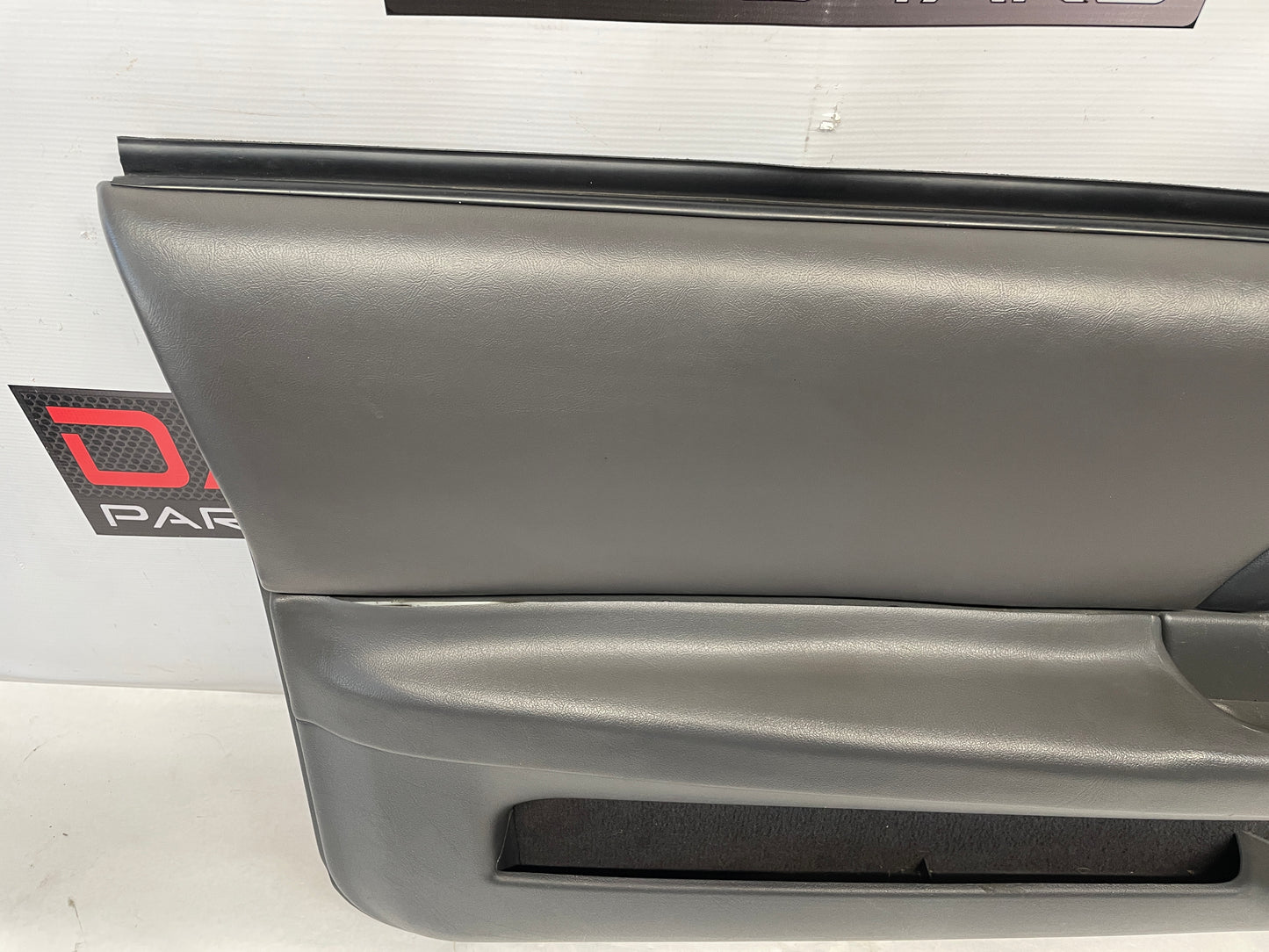 1999 Chevy Camaro Z28 LH Driver Interior Door Panel Trim Leather Grey Gray OEM - Day's Parts Yard