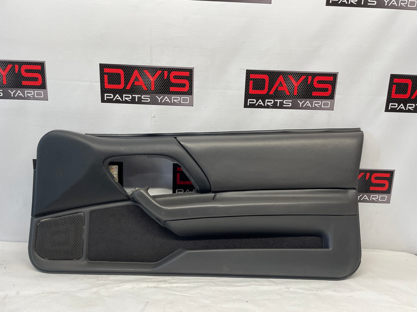 1999 Chevy Camaro Z28 RH Passenger Inter Door Panel Trim Leather Gray Grey OEM - Day's Parts Yard
