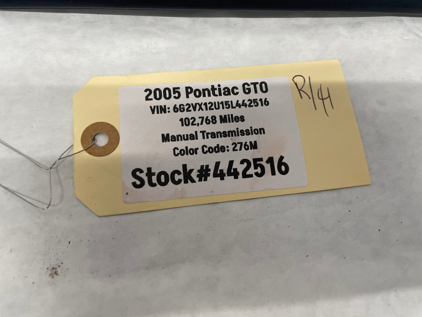 RH Passenger Exterior B Pillar Window Trim Cover Applique Molding OEM - Day's Parts Yard
