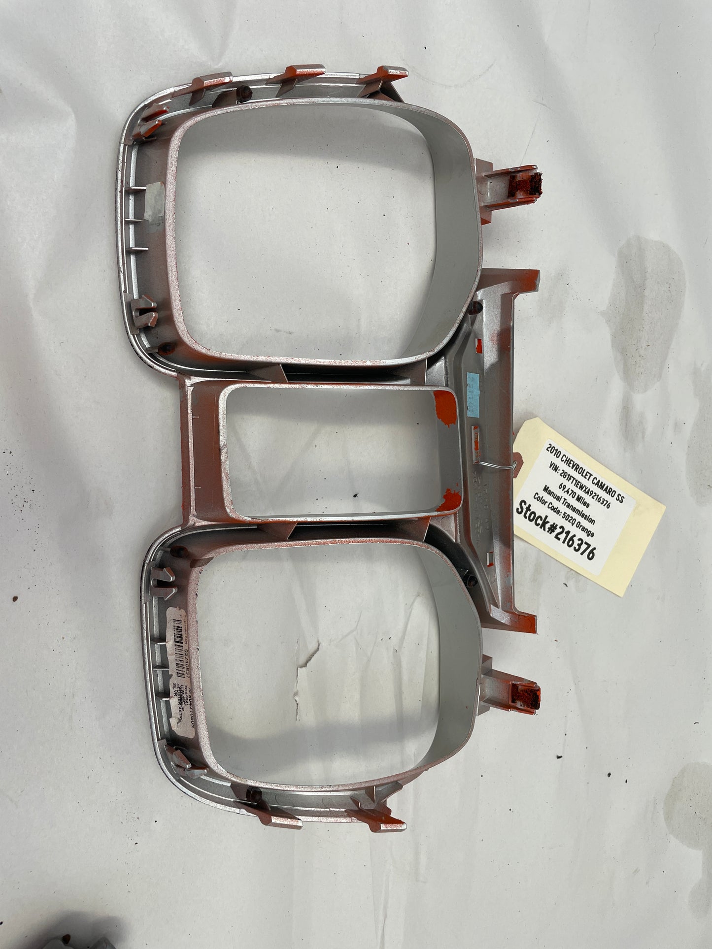 2010 Chevy Camaro SS Gauge Bezel Cluster Trim OEM - Day's Parts Yard