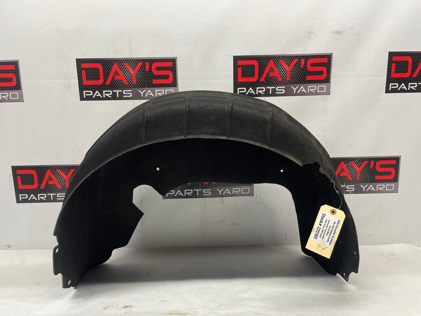 2016 Chevy SS Sedan LH Driver Rear Fender Wheel Well House Liner OEM - Day's Parts Yard