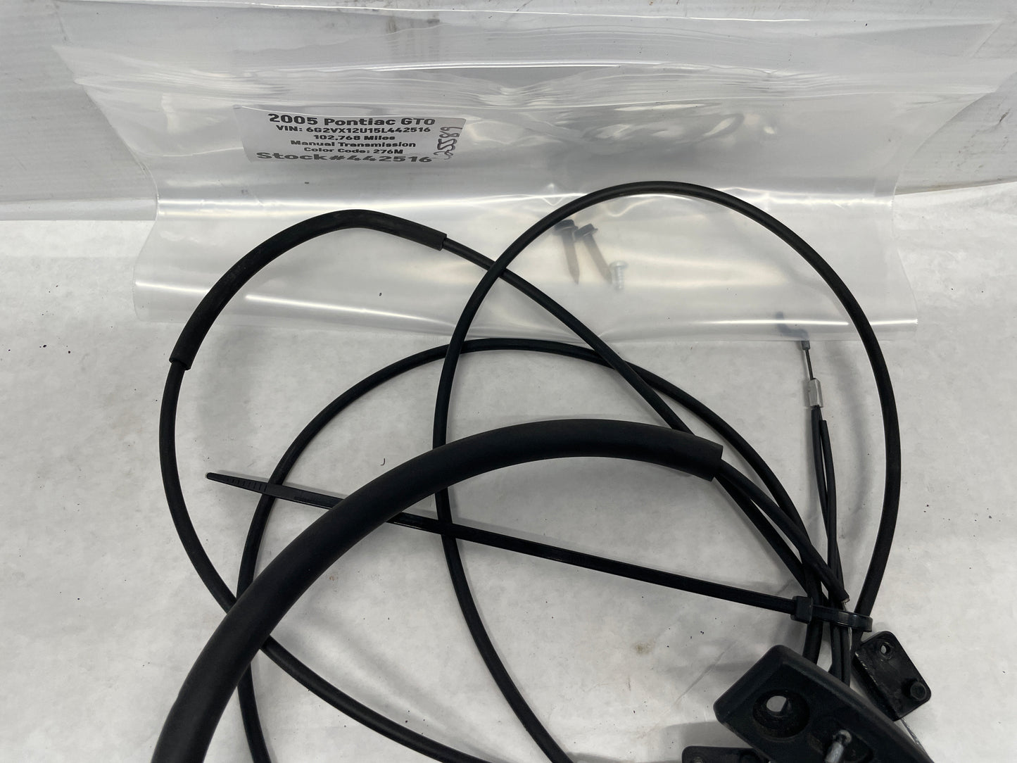 2005 Pontiac GTO Trunk Release Cable OEM - Day's Parts Yard