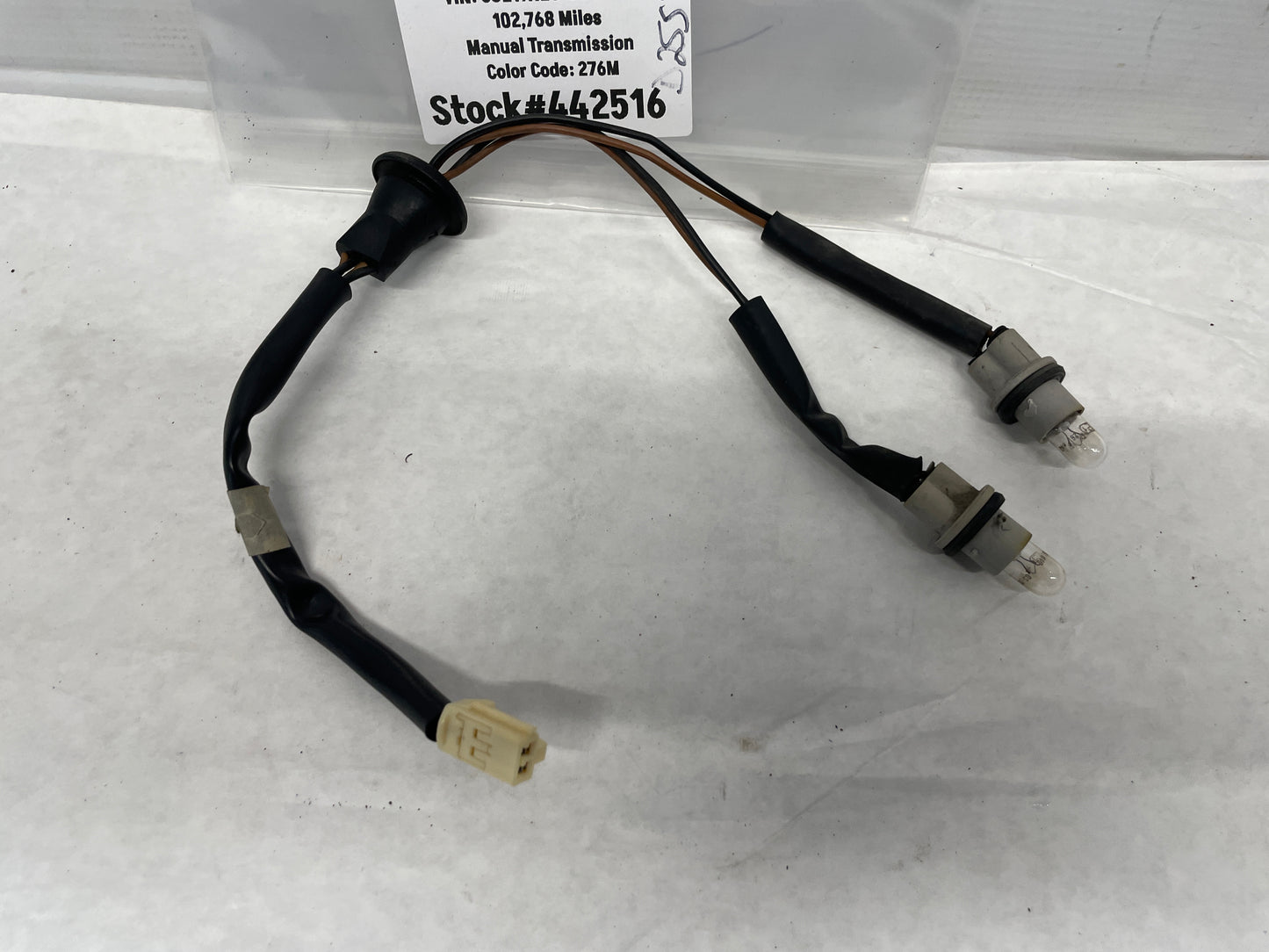 2005 Pontiac GTO License Plate Tag Light Wire Harness OEM - Day's Parts Yard
