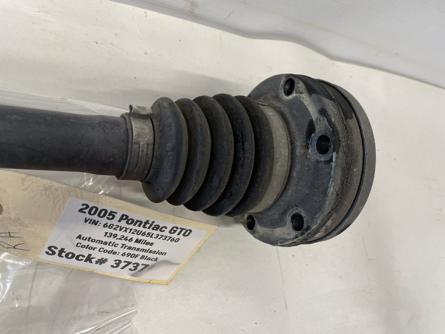 2005 Pontiac GTO RH Passenger CV Axle Half Shaft OEM - Day's Parts Yard