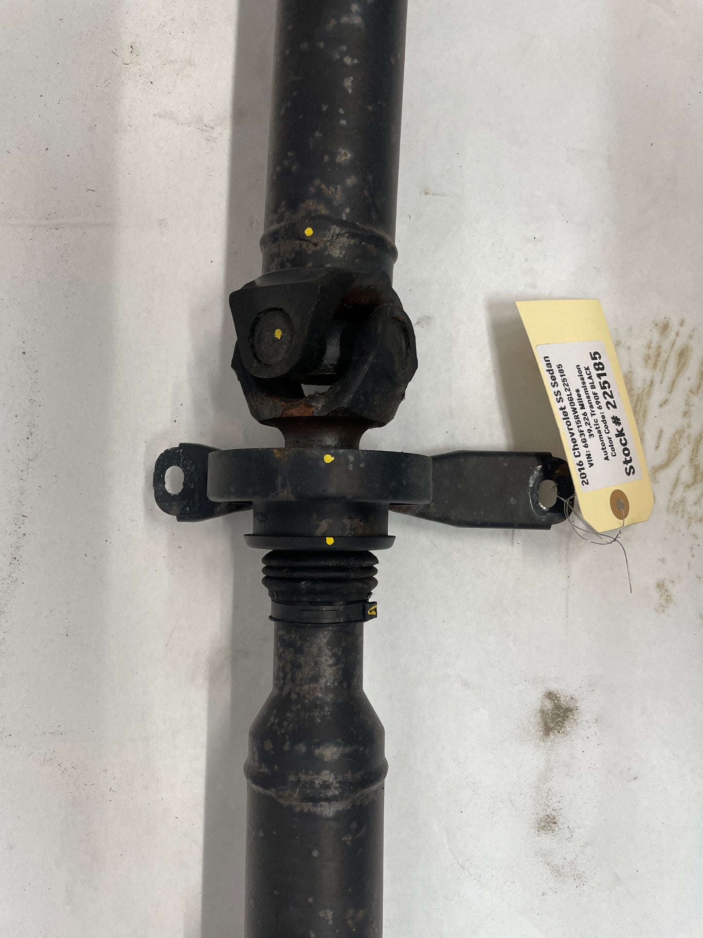 2016 Chevy SS Sedan Drive Propeller Shaft Driveshaft OEM - Day's Parts Yard