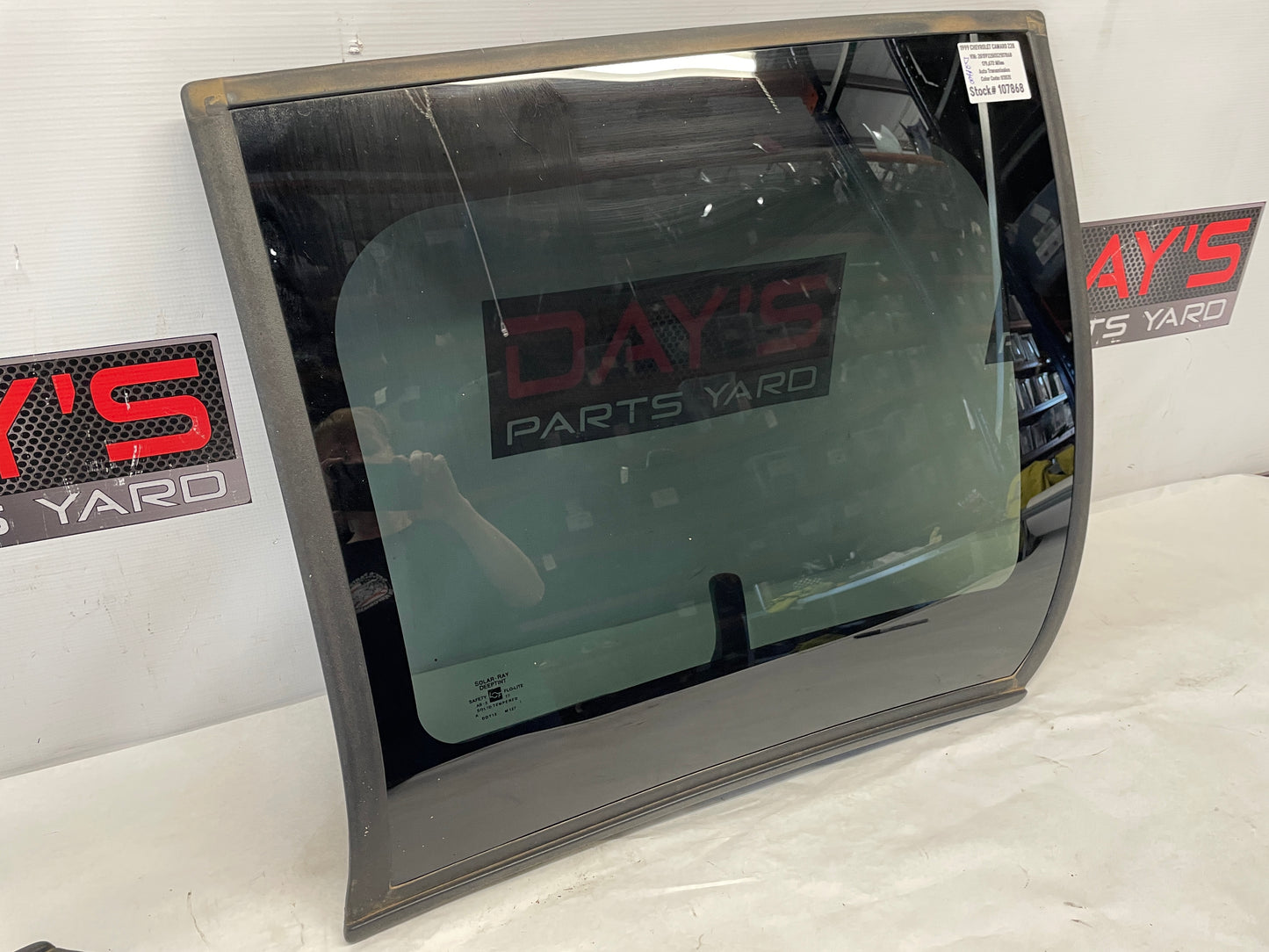 1999 Chevy Camaro Z28 RH Passenger T-Top Roof Glass Window Panel OEM - Day's Parts Yard